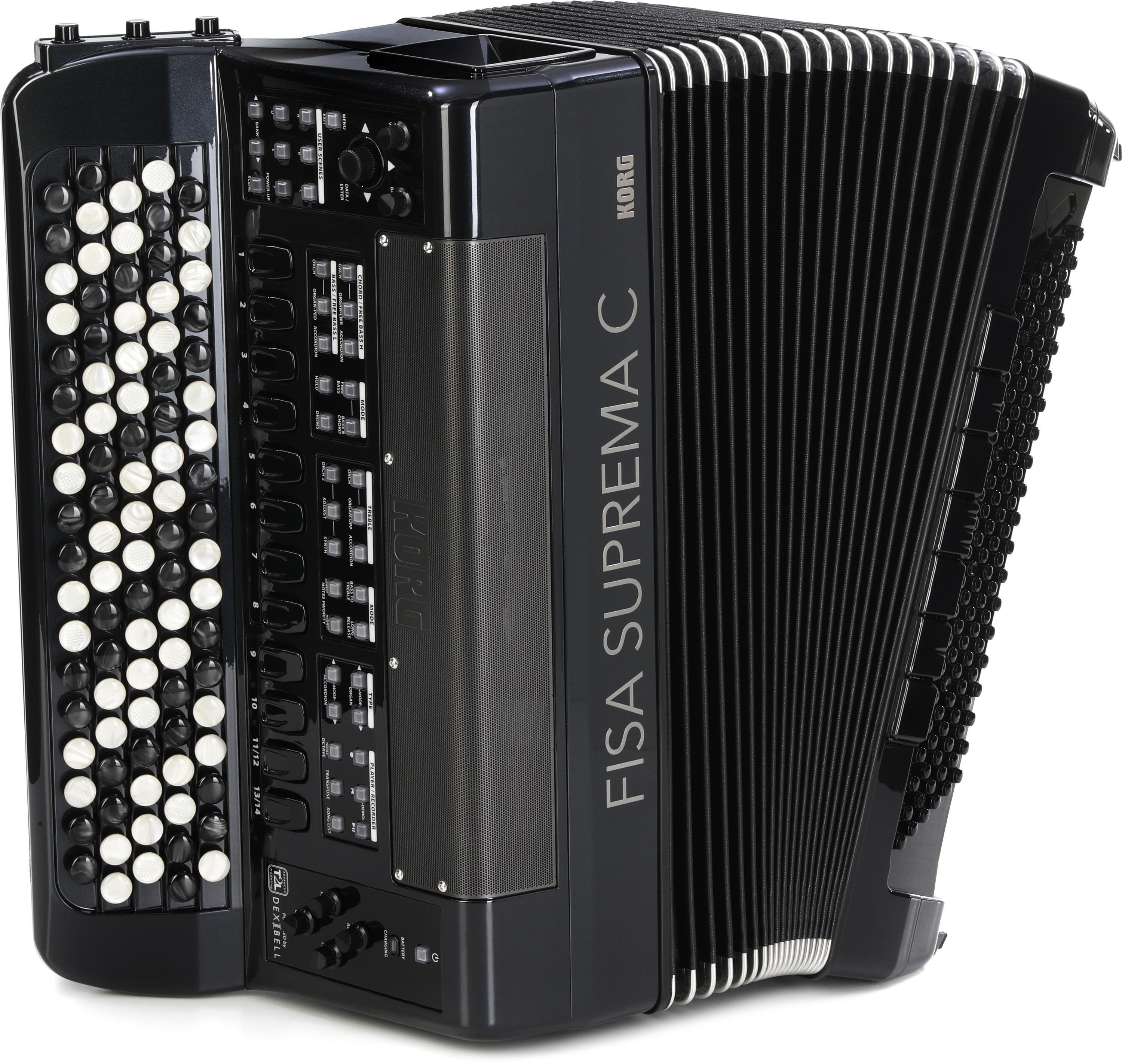 Korg FISA Suprema C Button-type Digital Accordion | Sweetwater