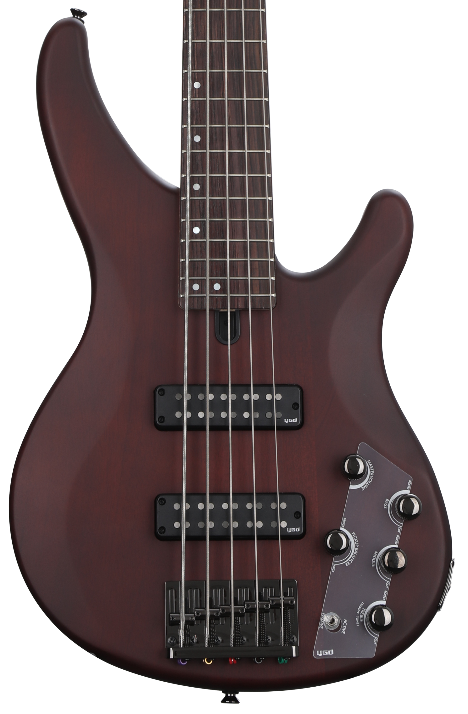 Yamaha TRBX505 5-string Bass Guitar - Translucent Brown
