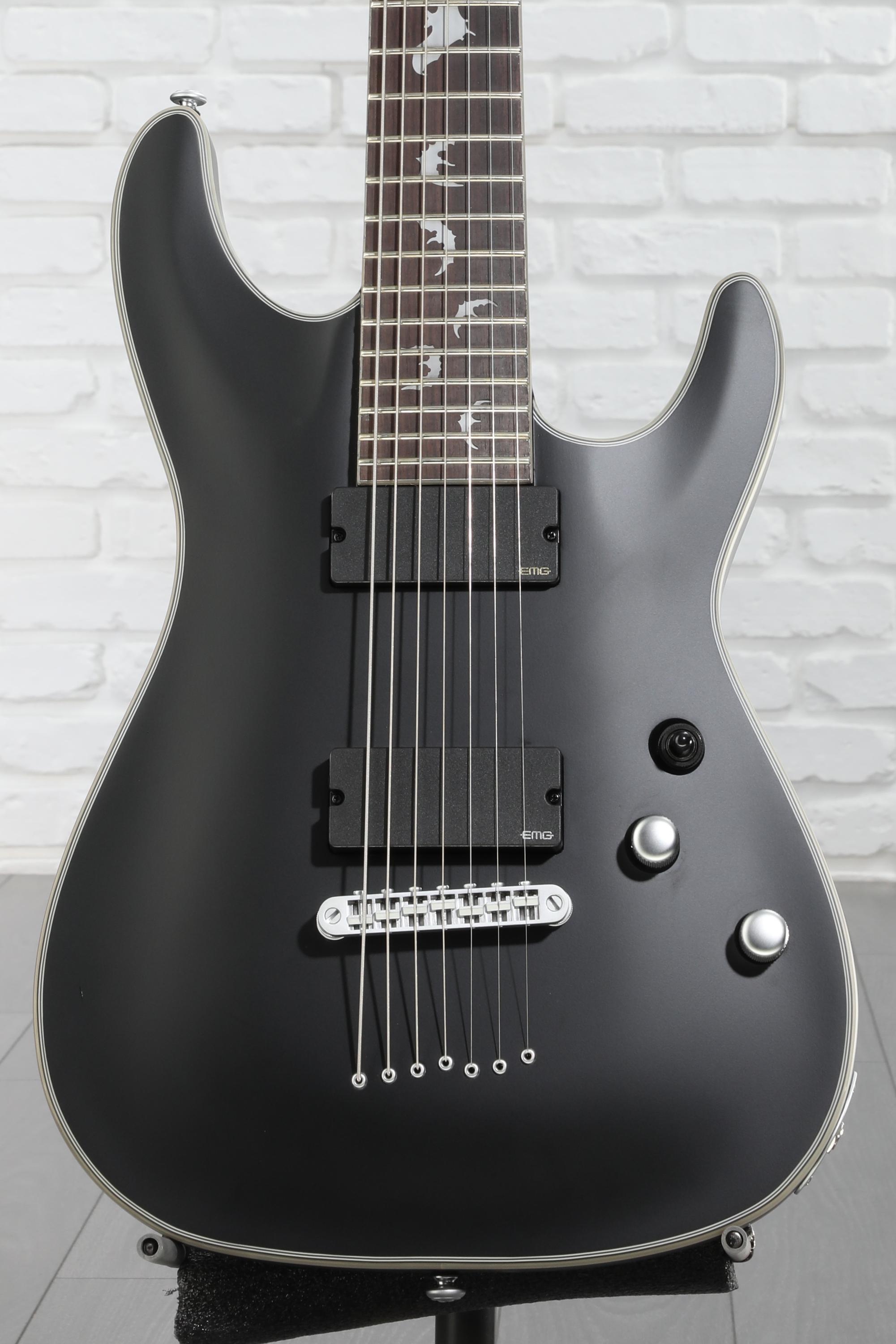 Schecter Damien Platinum 7 Electric Guitar - Satin Black Reviews
