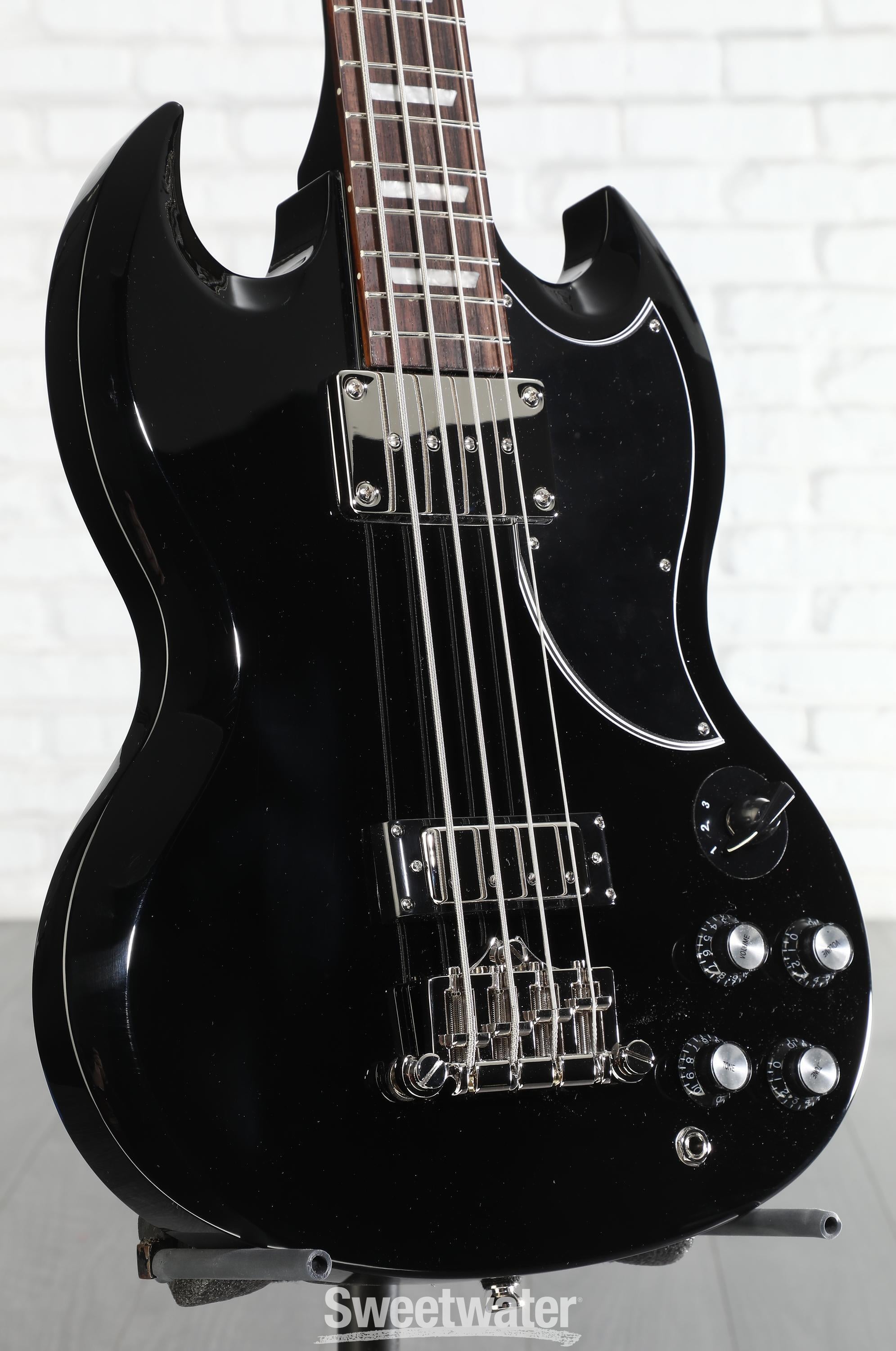 Epiphone EB-3 Bass Guitar - Ebony | Sweetwater