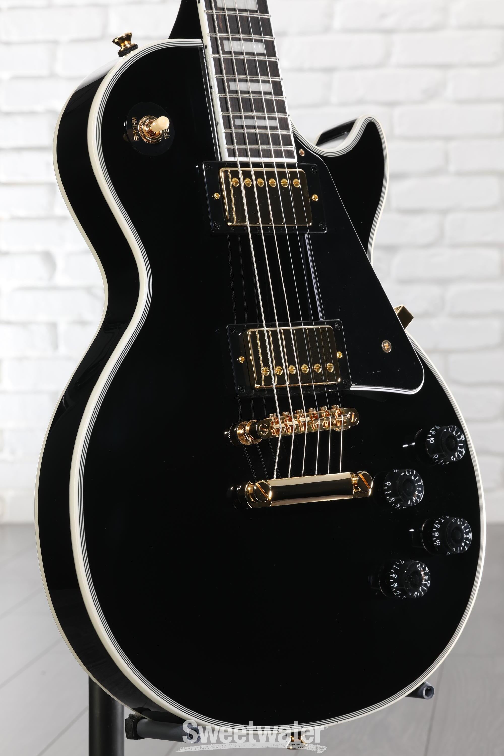 Epiphone Les Paul Custom Electric Guitar - Ebony | Sweetwater