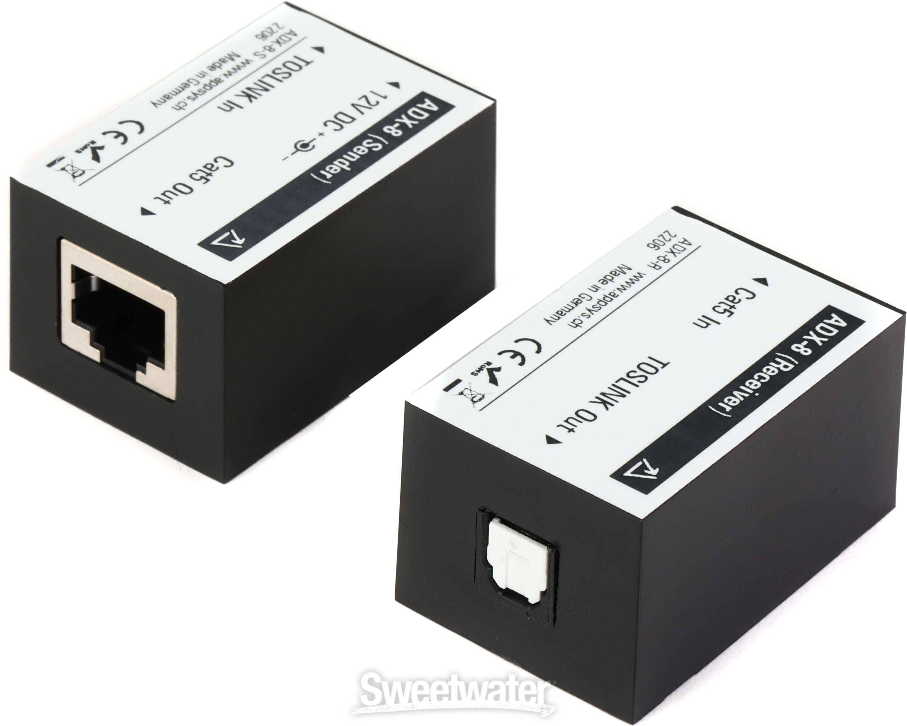 Appsys ADX-8 Kit ADAT Cat 5 Extender | Sweetwater