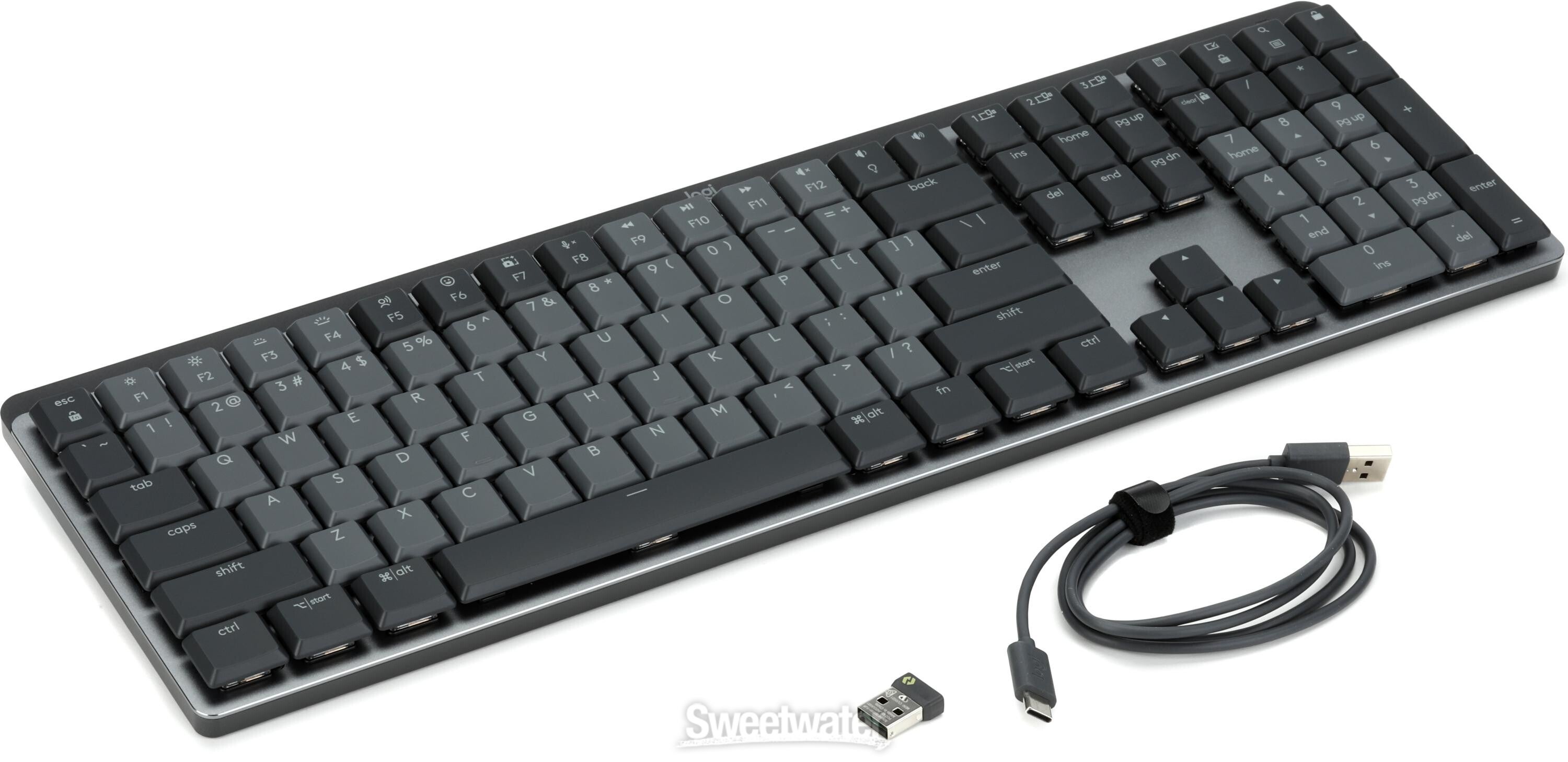 Logitech MX Mechanical Tactile Quiet Keyboard - Brown Switches
