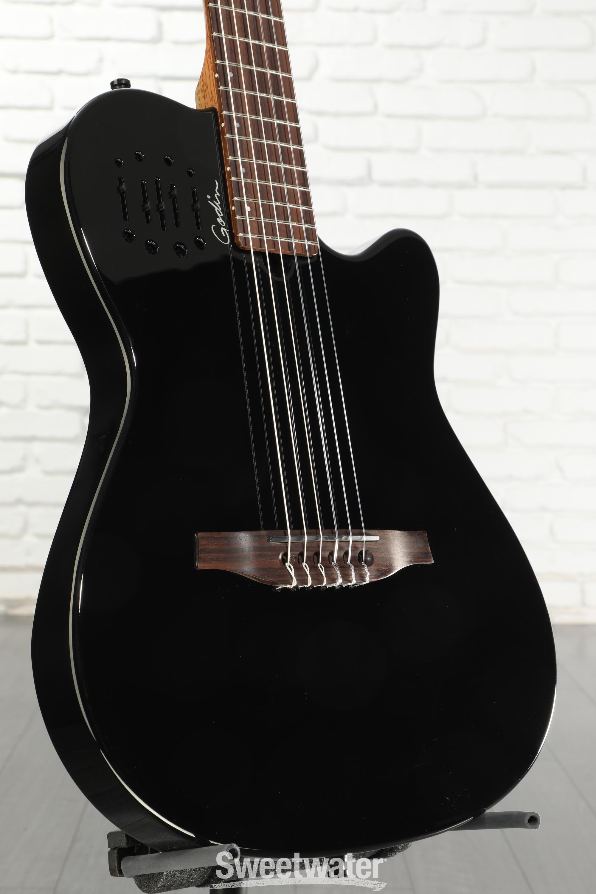 Godin Multiac Mundial Nylon Acoustic-electric Guitar - Onyx Black