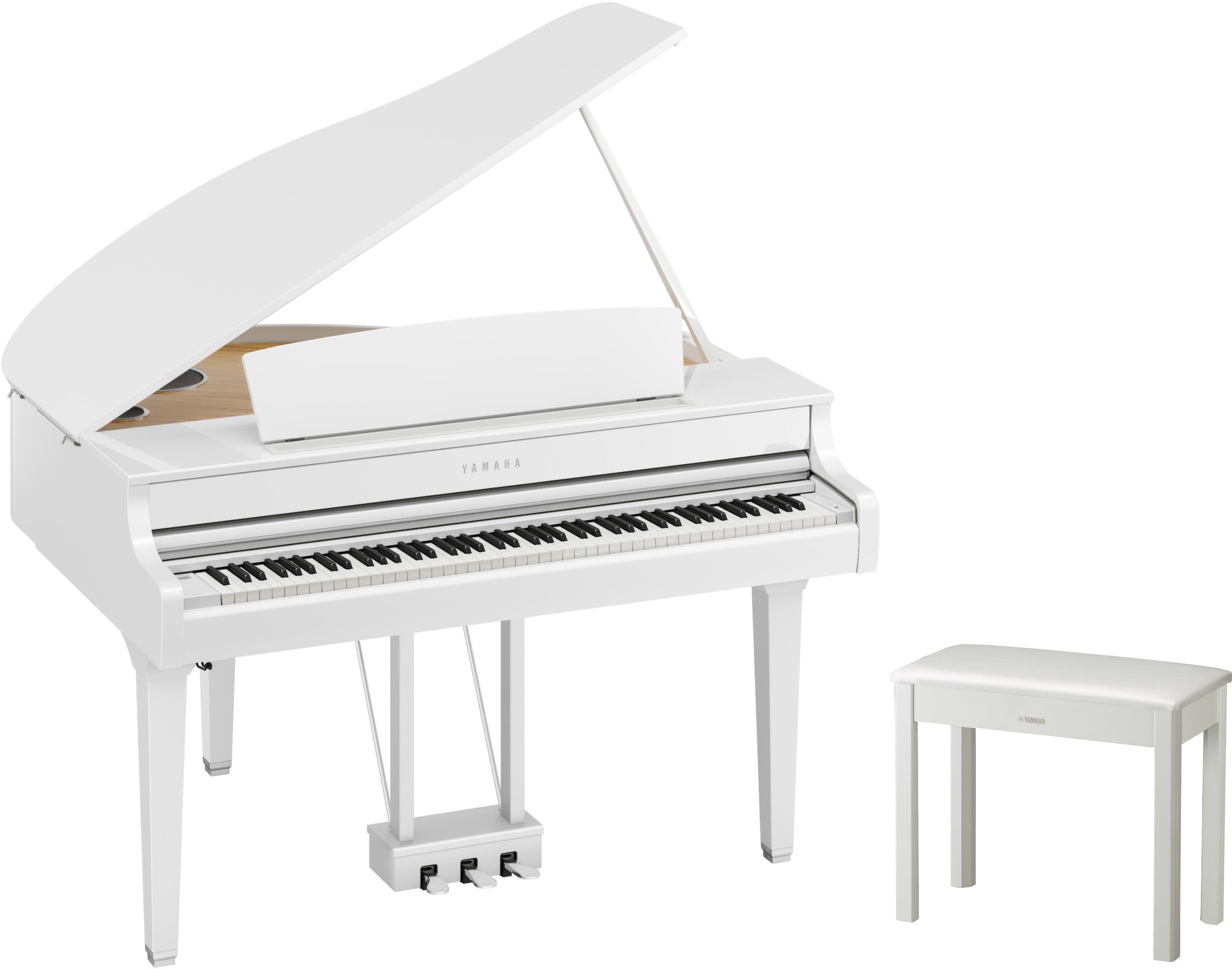 Yamaha Clavinova CLP-895GP Digital Grand Piano with Bench - Polished ...