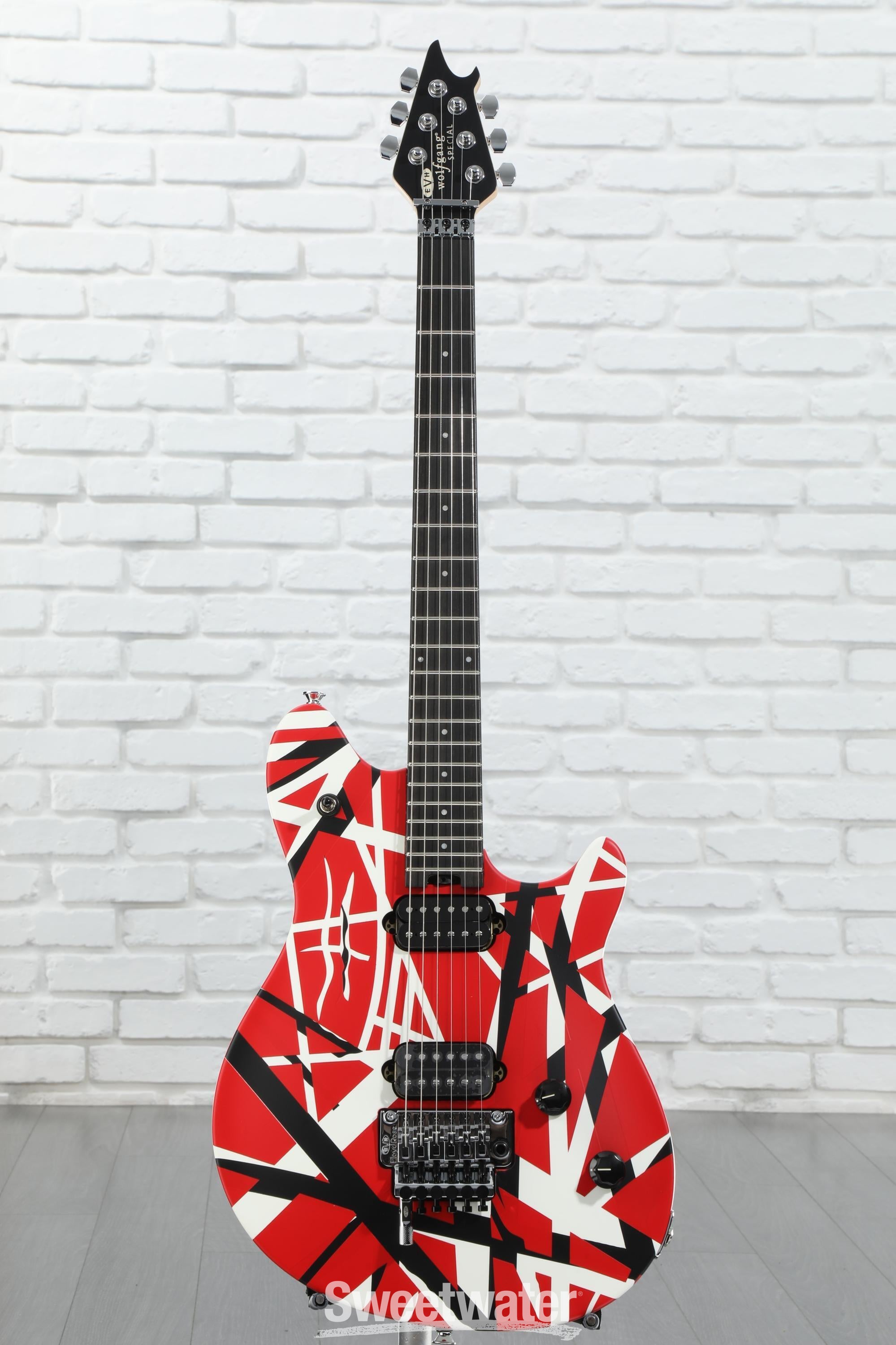EVH Wolfgang Special Electric Guitar - Satin Striped Red