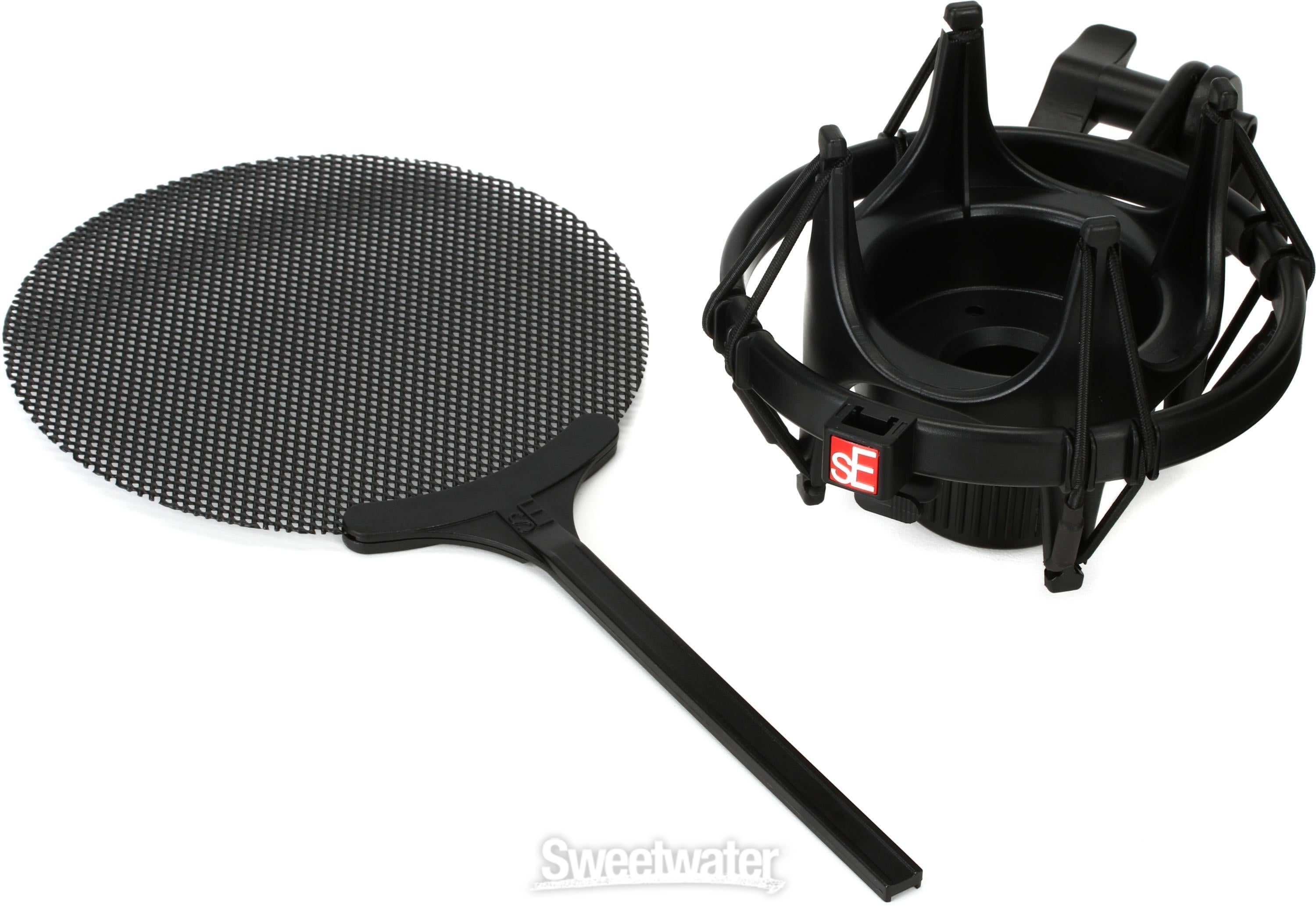 sE Electronics Isolation Pack Quick Release Shock Mount With Adjustable Pop  Filter