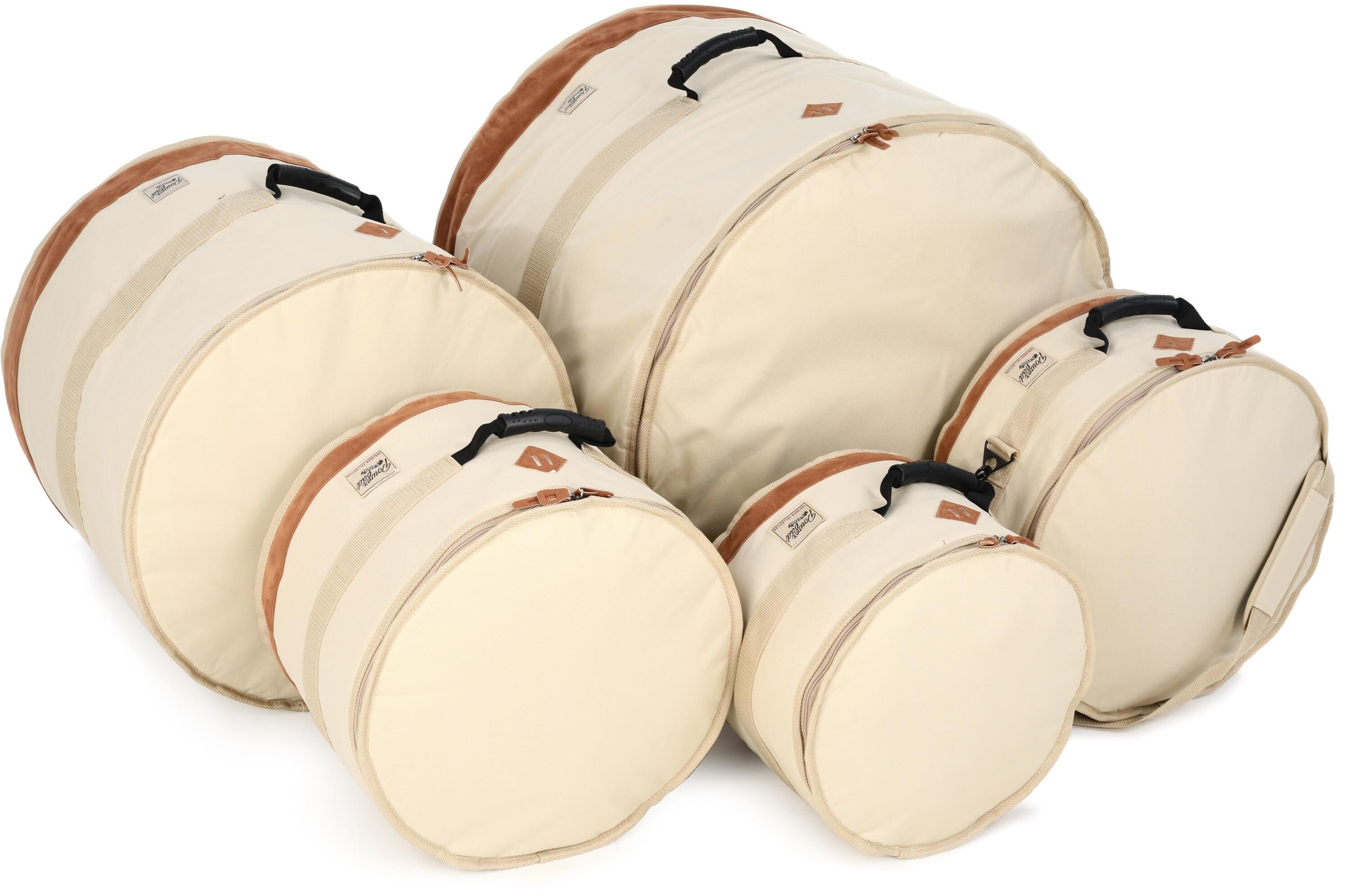 Tama Powerpad Designer 5 piece Drum Bag Set Beige Sweetwater