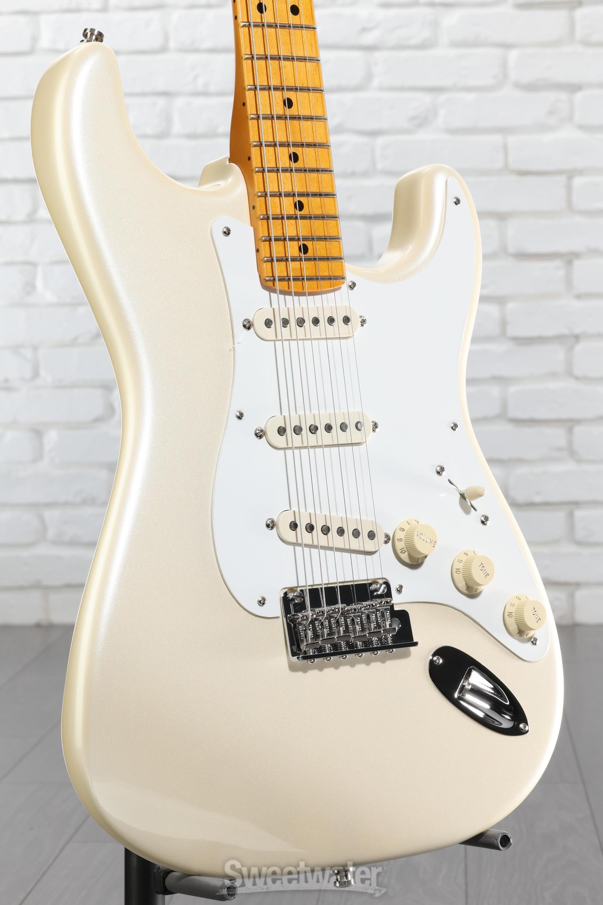 Fender Lincoln Brewster Stratocaster Electric Guitar - Olympic