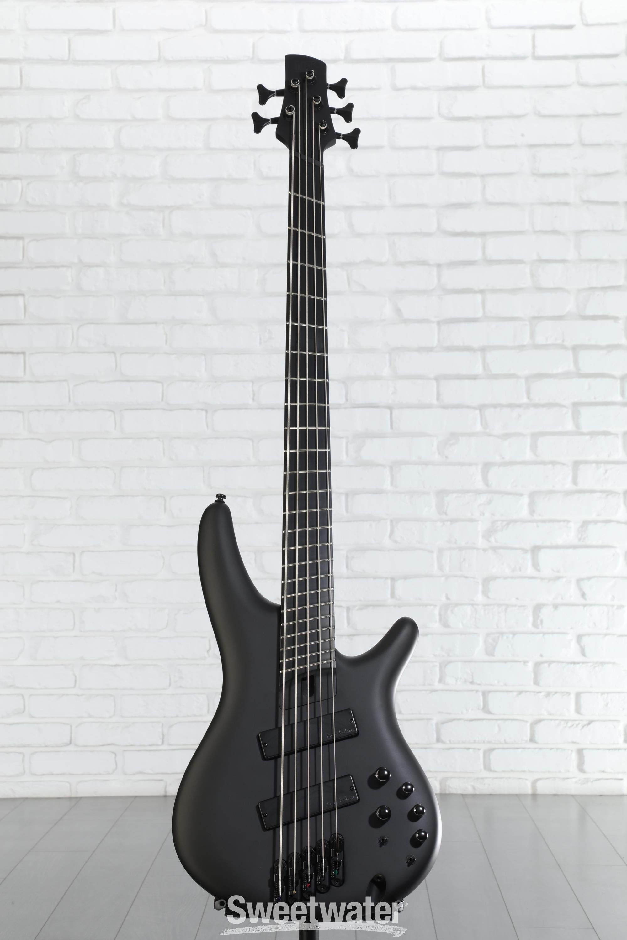 Ibanez Iron Label SRMS625EX - Black Flat | Sweetwater