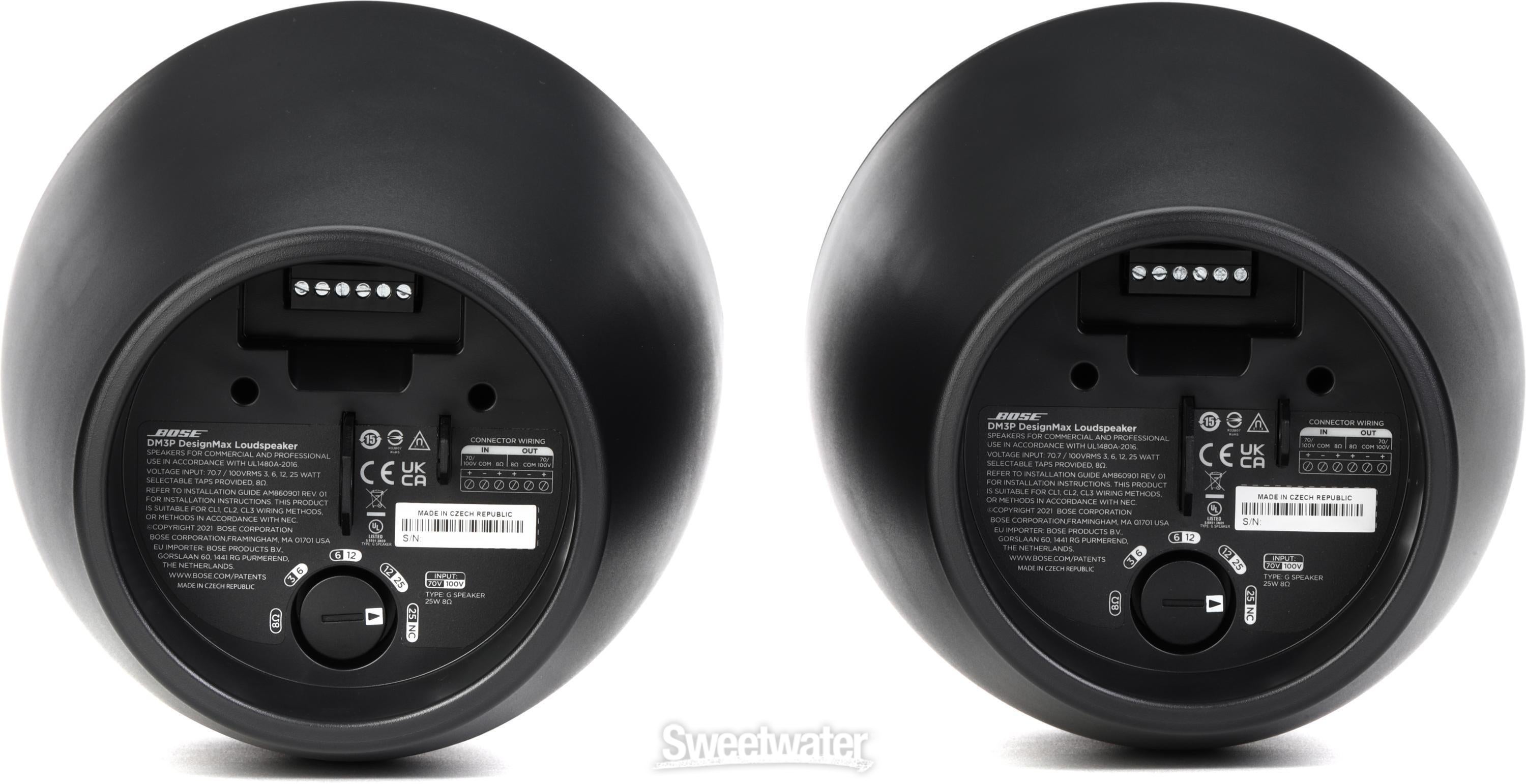 Bose Professional DesignMax DM3P Pendant Speaker - Black (1-pair