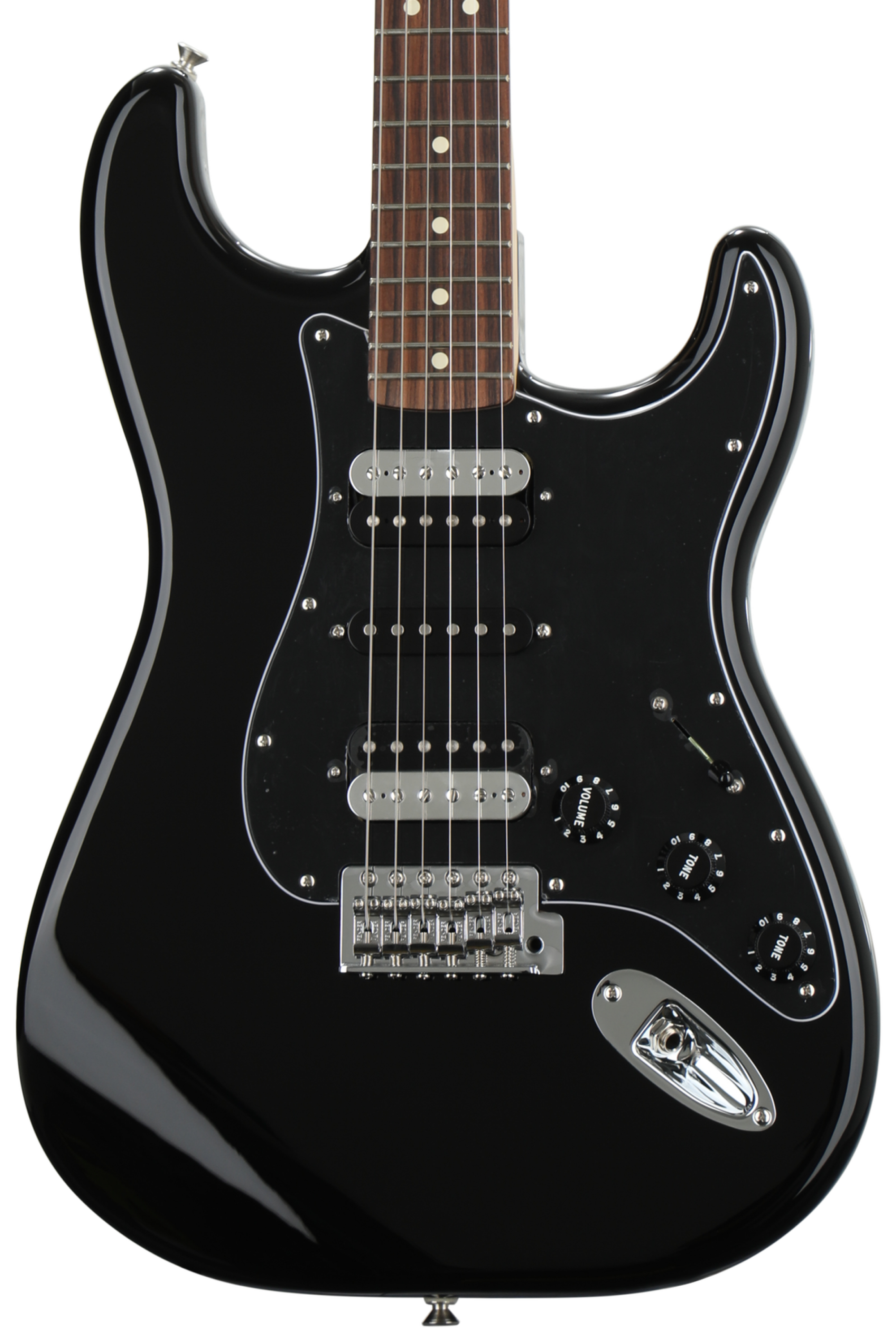 Fender Standard Stratocaster HSH - Black with Pau Ferro Fingerboard