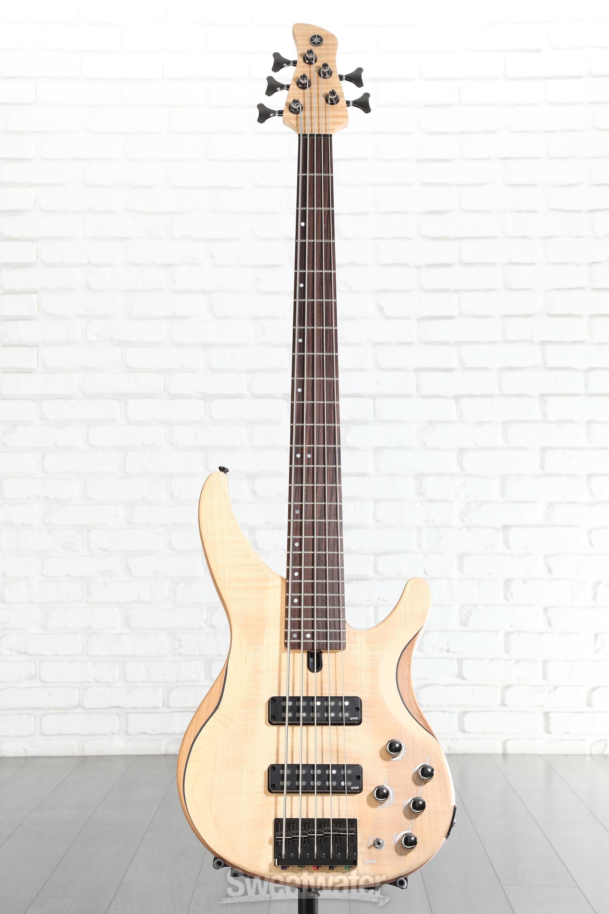 Yamaha TRBX605FM 5-string Bass Guitar - Natural Satin | Sweetwater