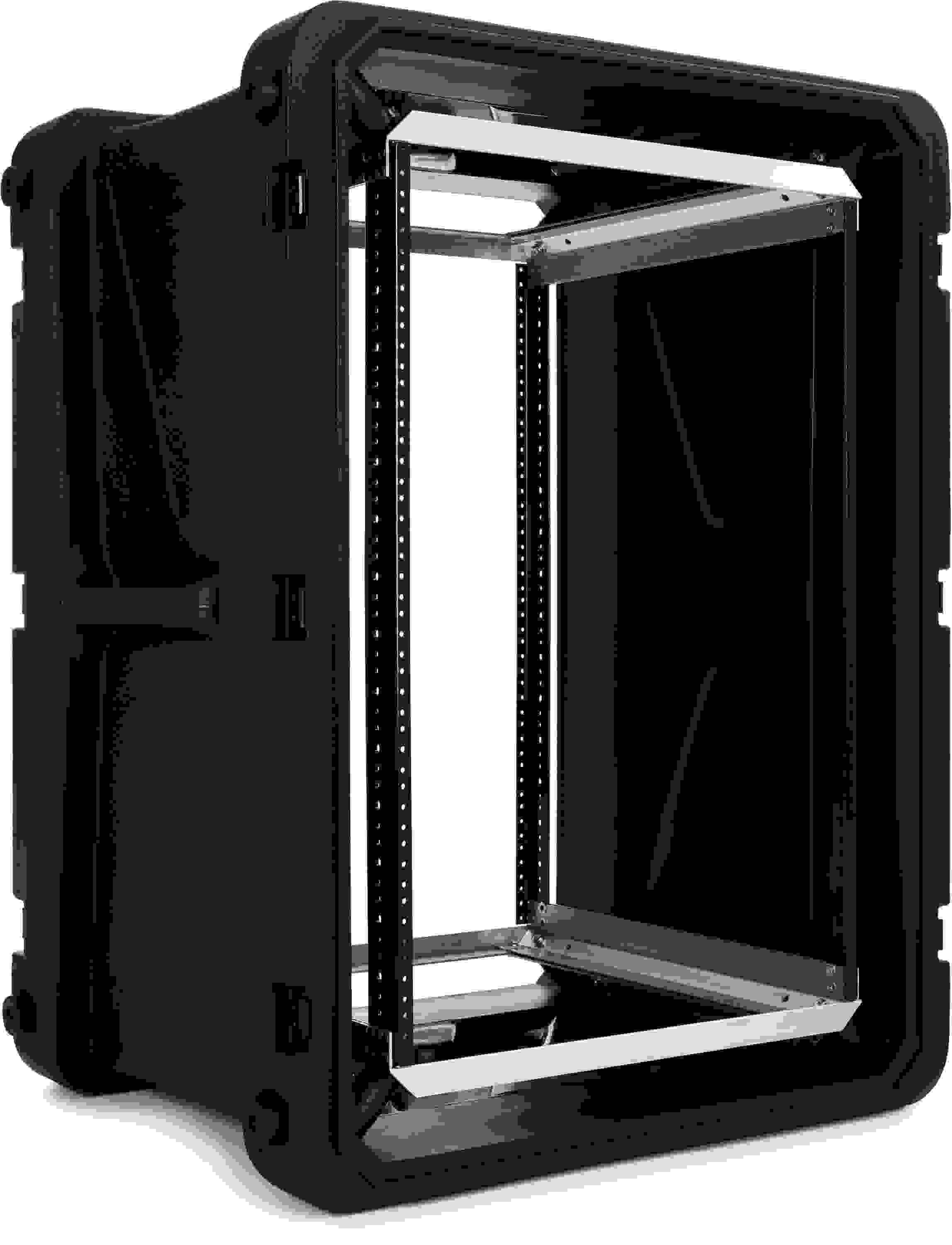 SKB 1SKB-R916U20 Roto-Molded 16U 20-inch Deep Shockmount Rack Case