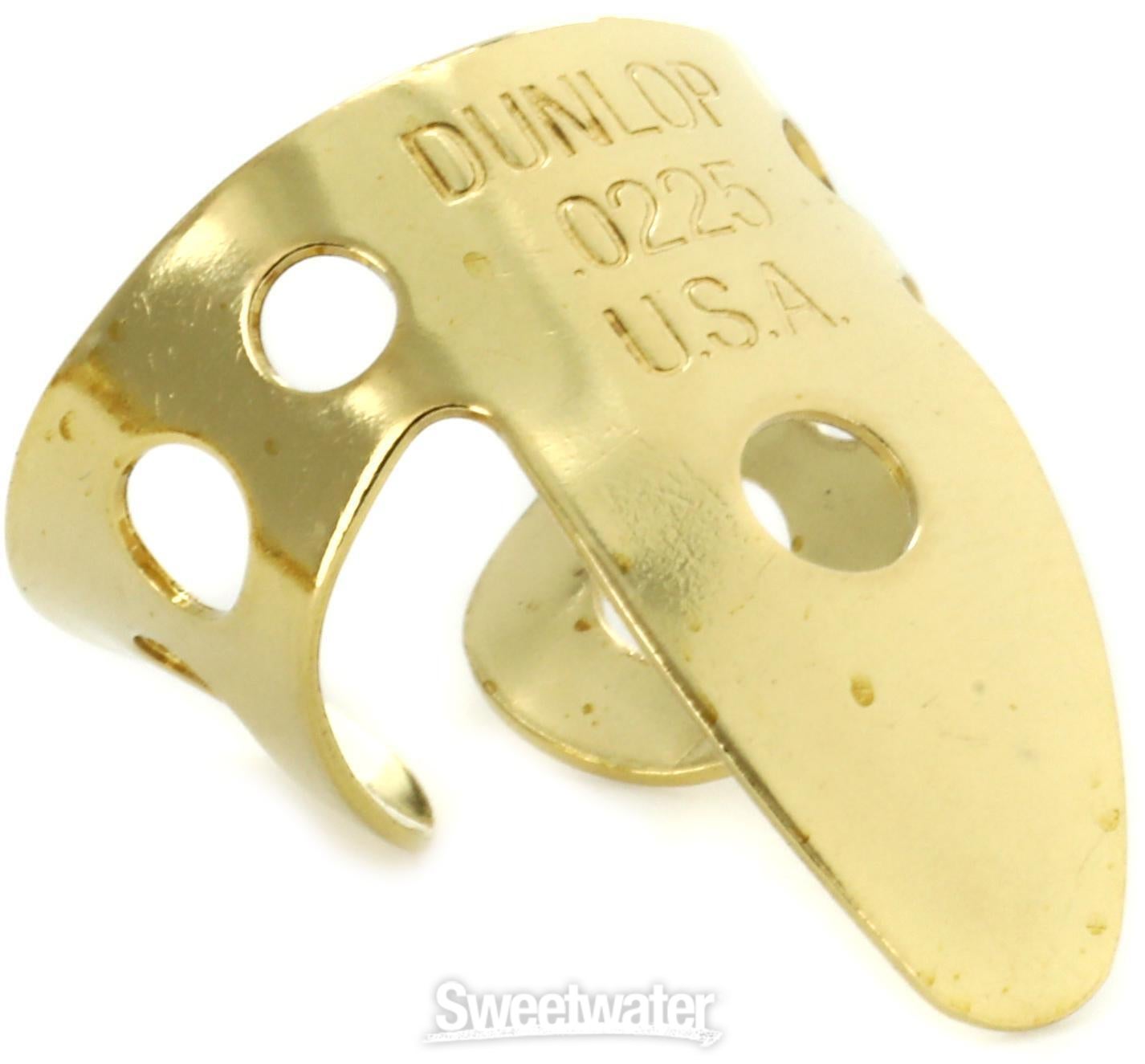Dunlop 37R Brass Fingerpicks - .0225 20-Pk | Sweetwater
