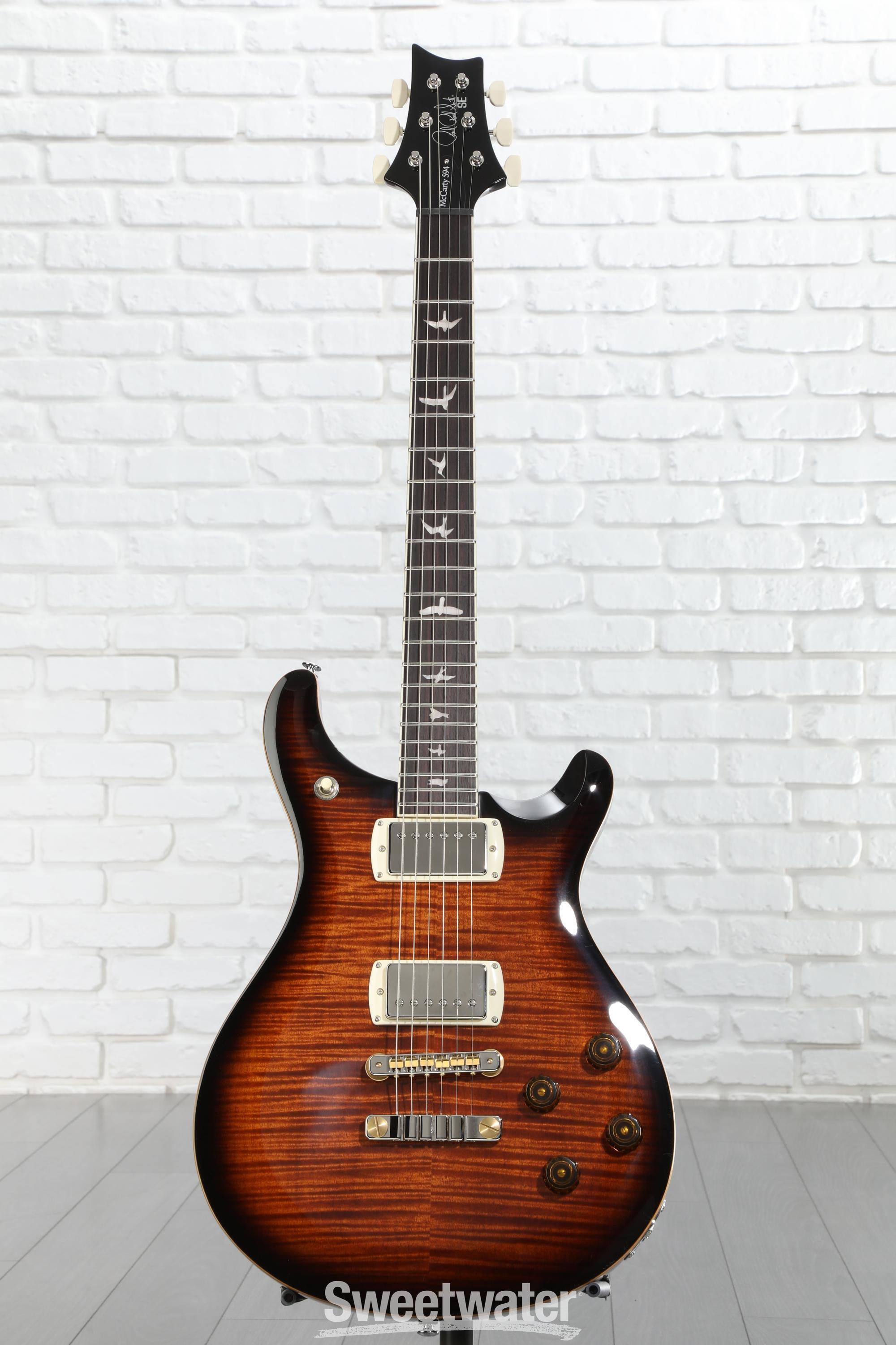 PRS Mccarty 594 se black gold burst 極美品 PRS SE McCarty 594 Electric Guitar - Black Gold Burst | Sweetwater
