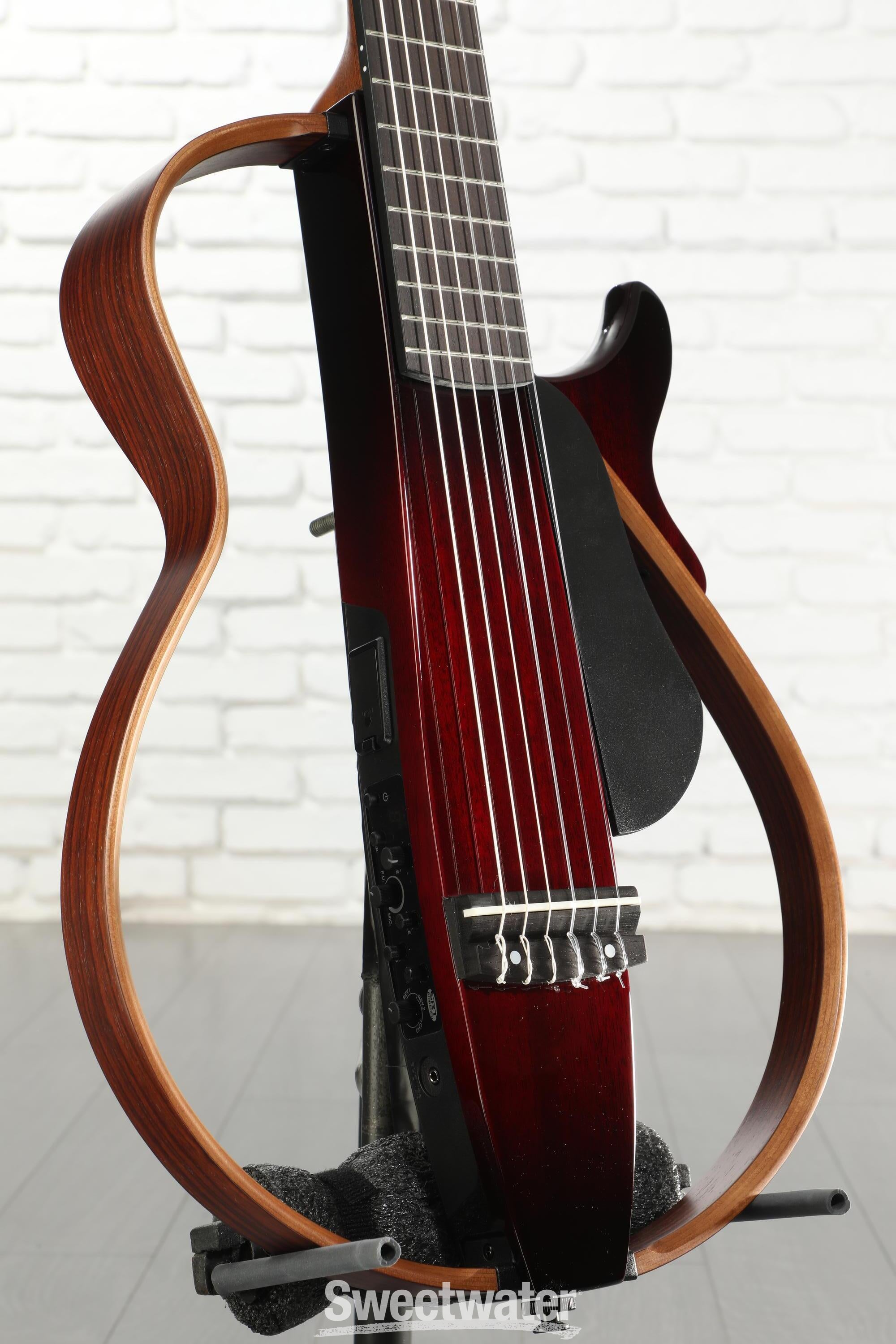 Yamaha SLG200N Silent Nylon-String Guitar - Crimson Red Burst
