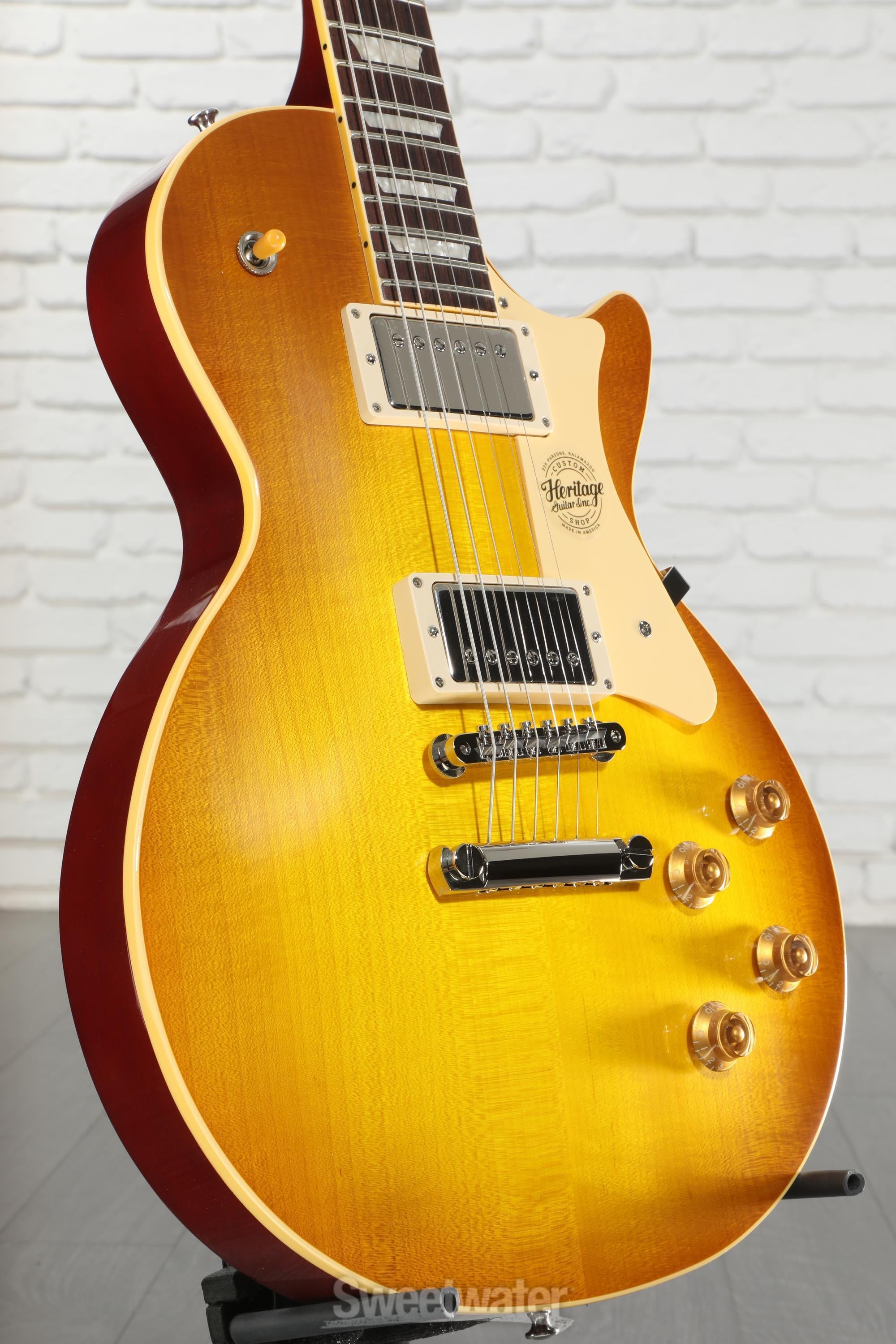 Heritage Custom Core Plain Top H-150 - Dirty Lemon Burst | Sweetwater