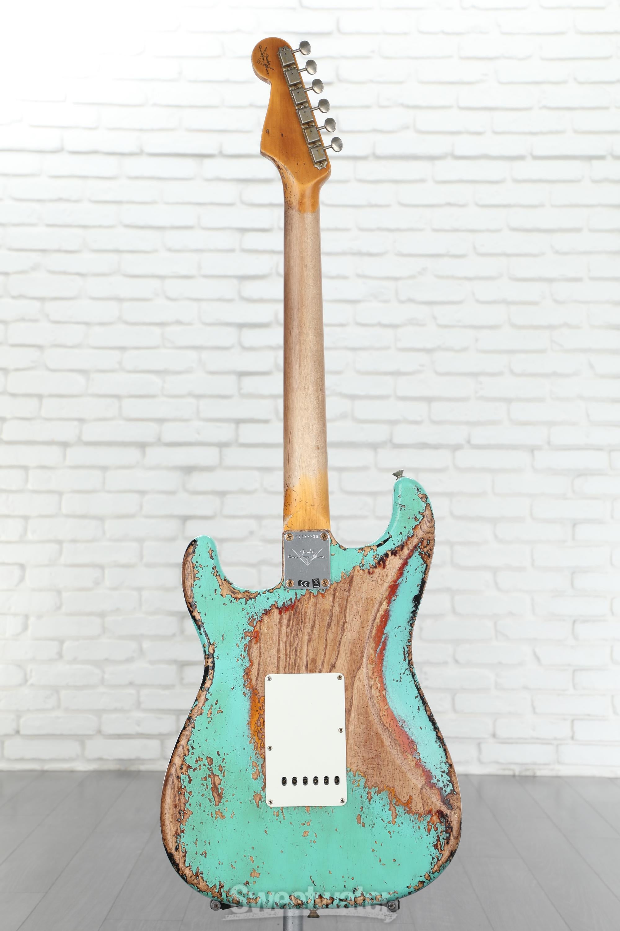 Fender Custom Shop 1963 Stratocaster Electric Guitar - Surf Green