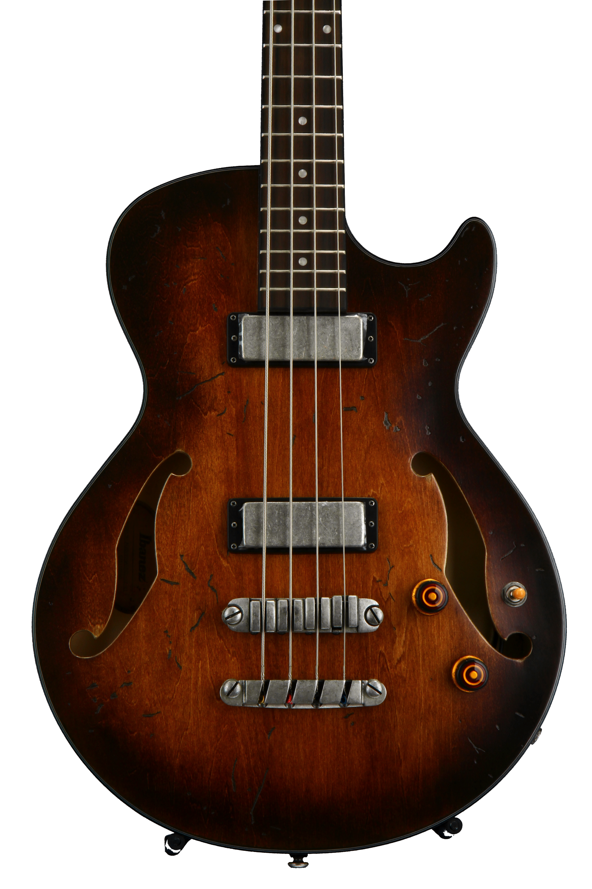 Ibanez Artcore Vintage Bass - Tobacco Burst Low Gloss | Sweetwater