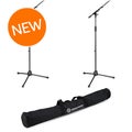 Photo of K&M 21092 Microphone Stand Pair with Carrying Bag - Sweetwater Exclusive