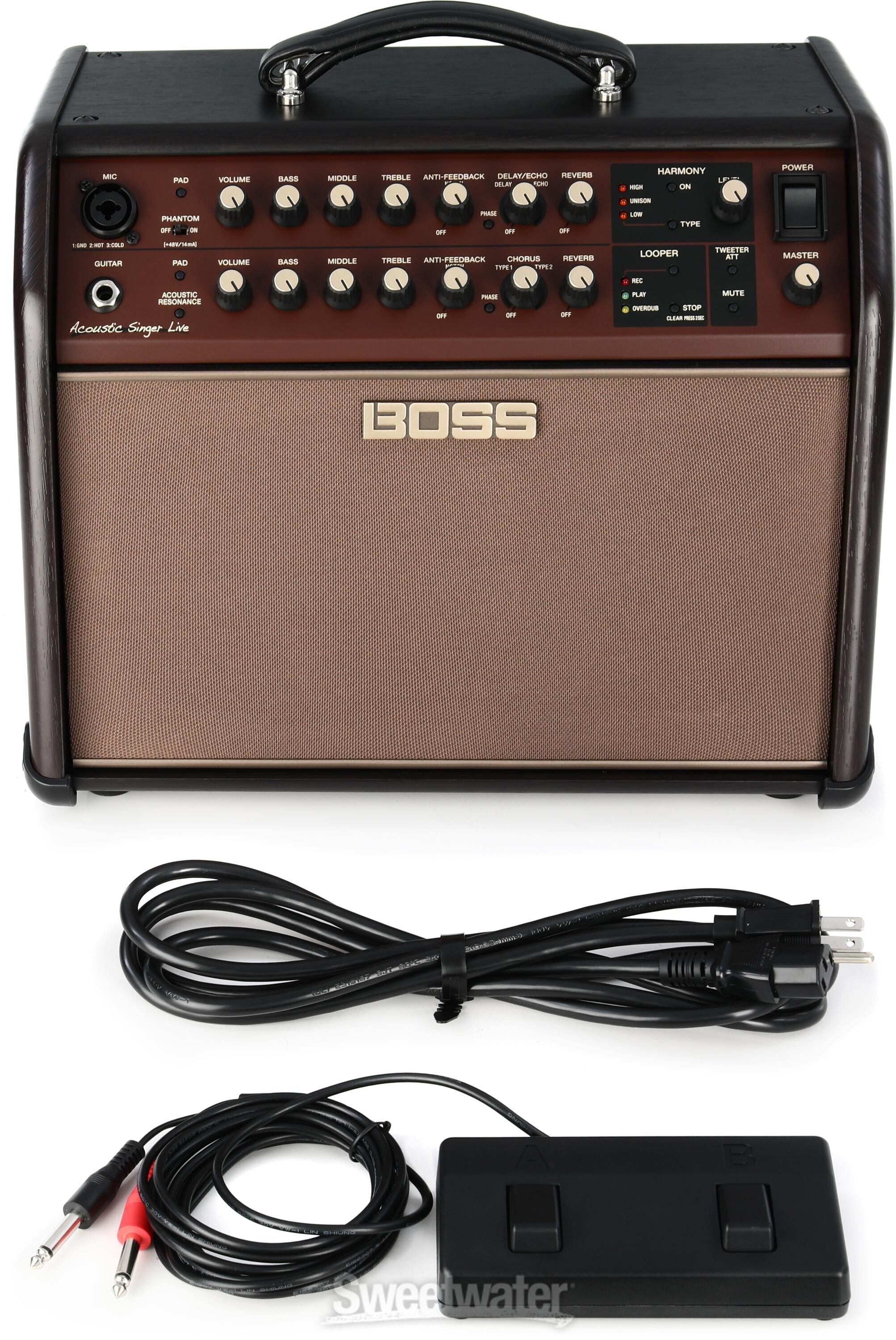 Acoustic Singer Live LT Acoustic guitar combo amp Boss