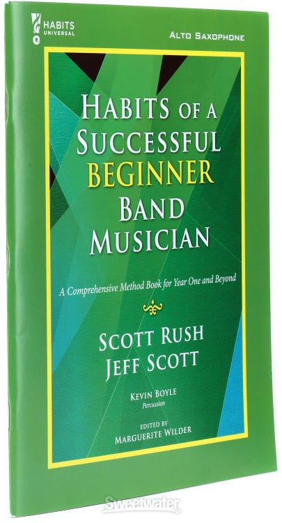 GIA Publications Habits Of A Successful Beginner Band Musician Book - Alto Saxophone