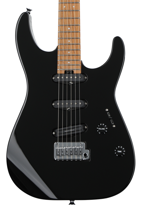 Charvel Pro-Mod DK22 SSS 2PT CM - Black | Sweetwater