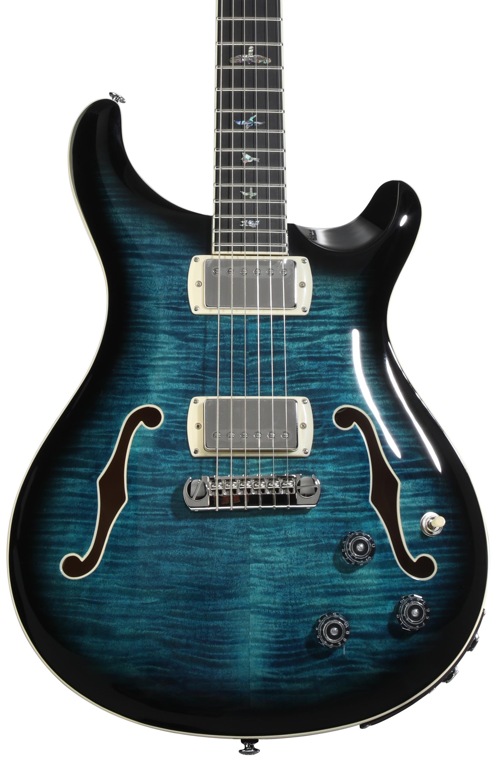PRS SE Hollowbody II Electric Guitar - Charcoal Burst | Sweetwater