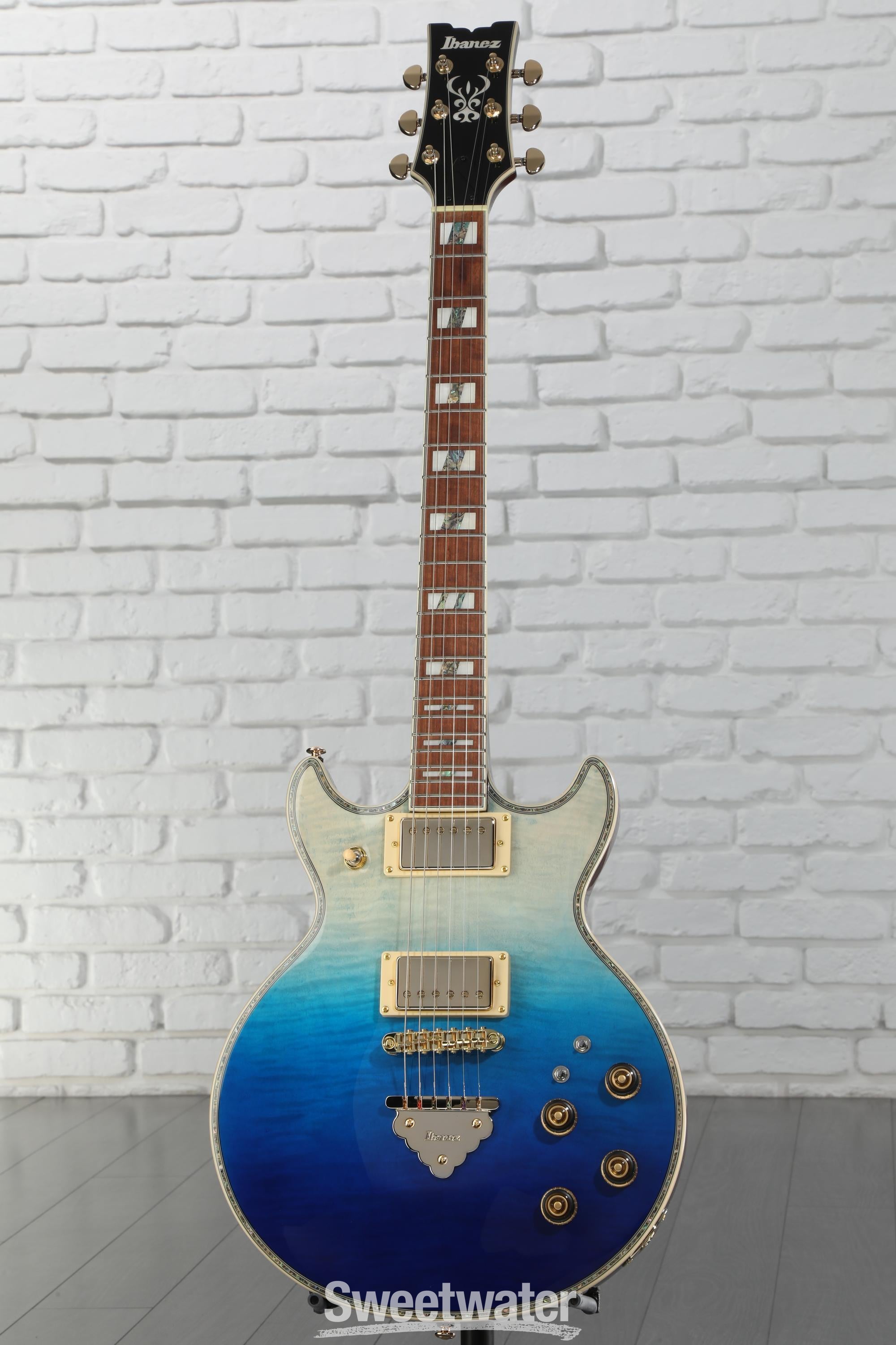 藍ページ Ibanez Standard AR420 Electric Guitar - Transparent Blue
