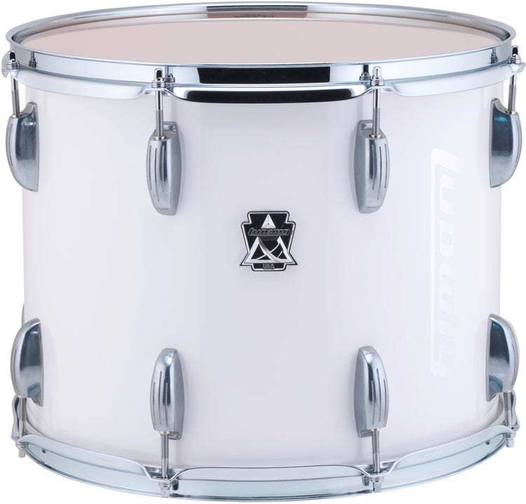 Ludwig Ultimate Marching Traditional Leg Tenor - 14-inch x 12-inch, White