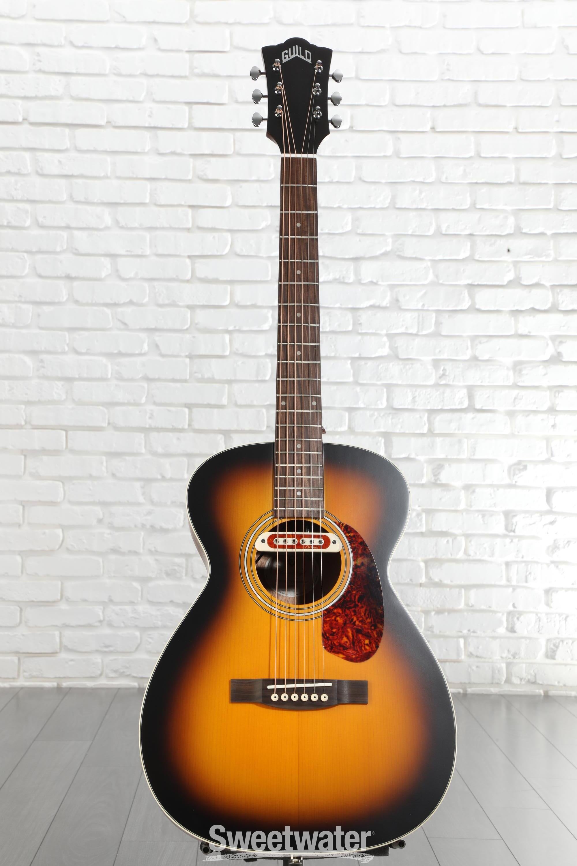 Guild M-240E Troubadour Acoustic-Electric Guitar - Vintage