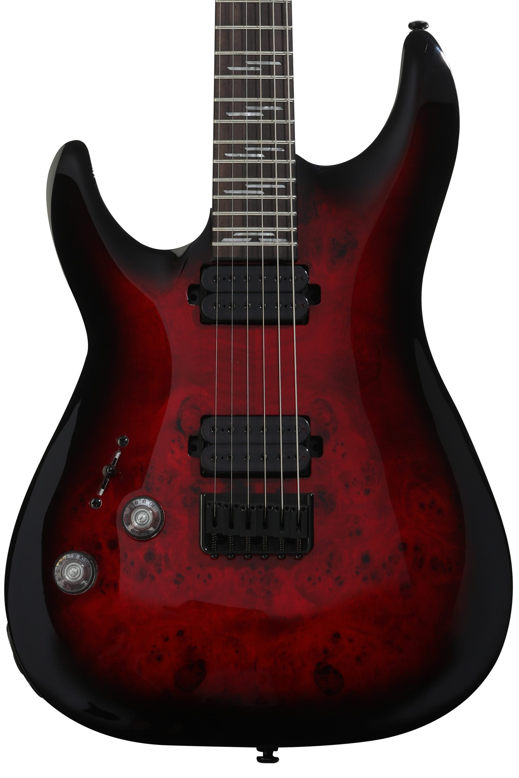 Schecter Omen Elite-6 Left-handed Electric Guitar - Black Cherry