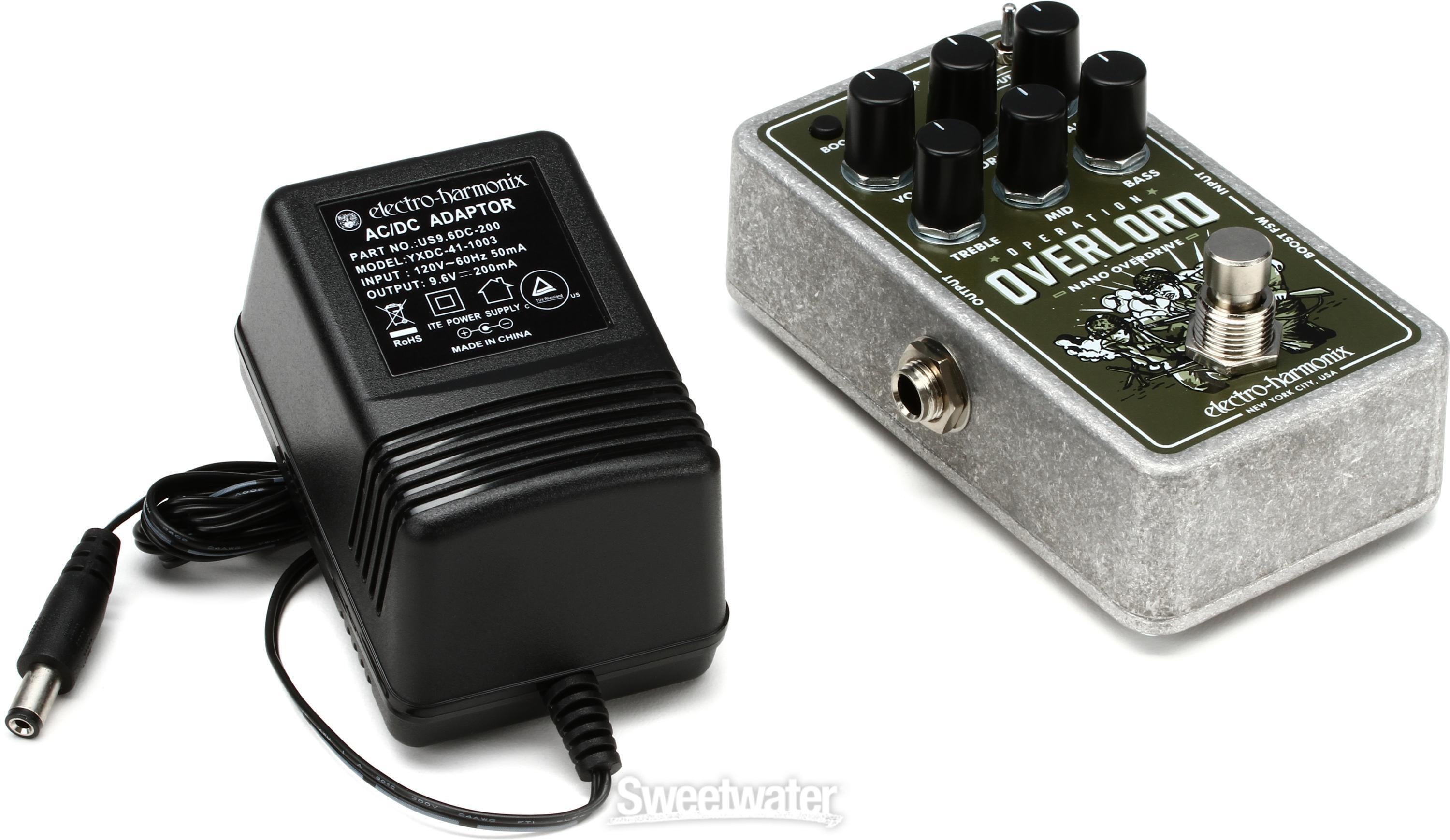 Electro-Harmonix Nano Operation Overlord Allied Overdrive Pedal | Sweetwater