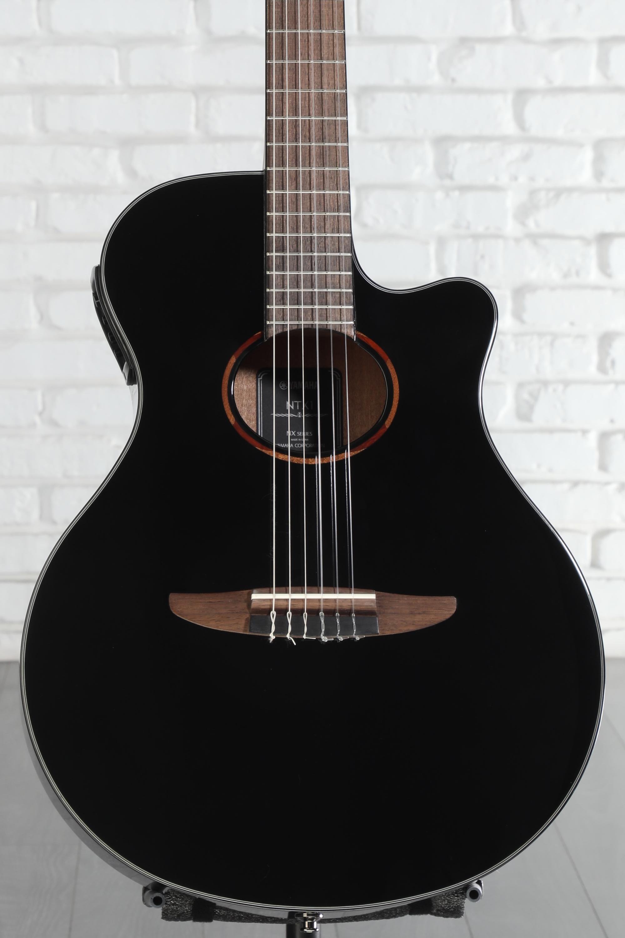 Yamaha NTX1 Nylon String Acoustic-electric Guitar - Black | Sweetwater