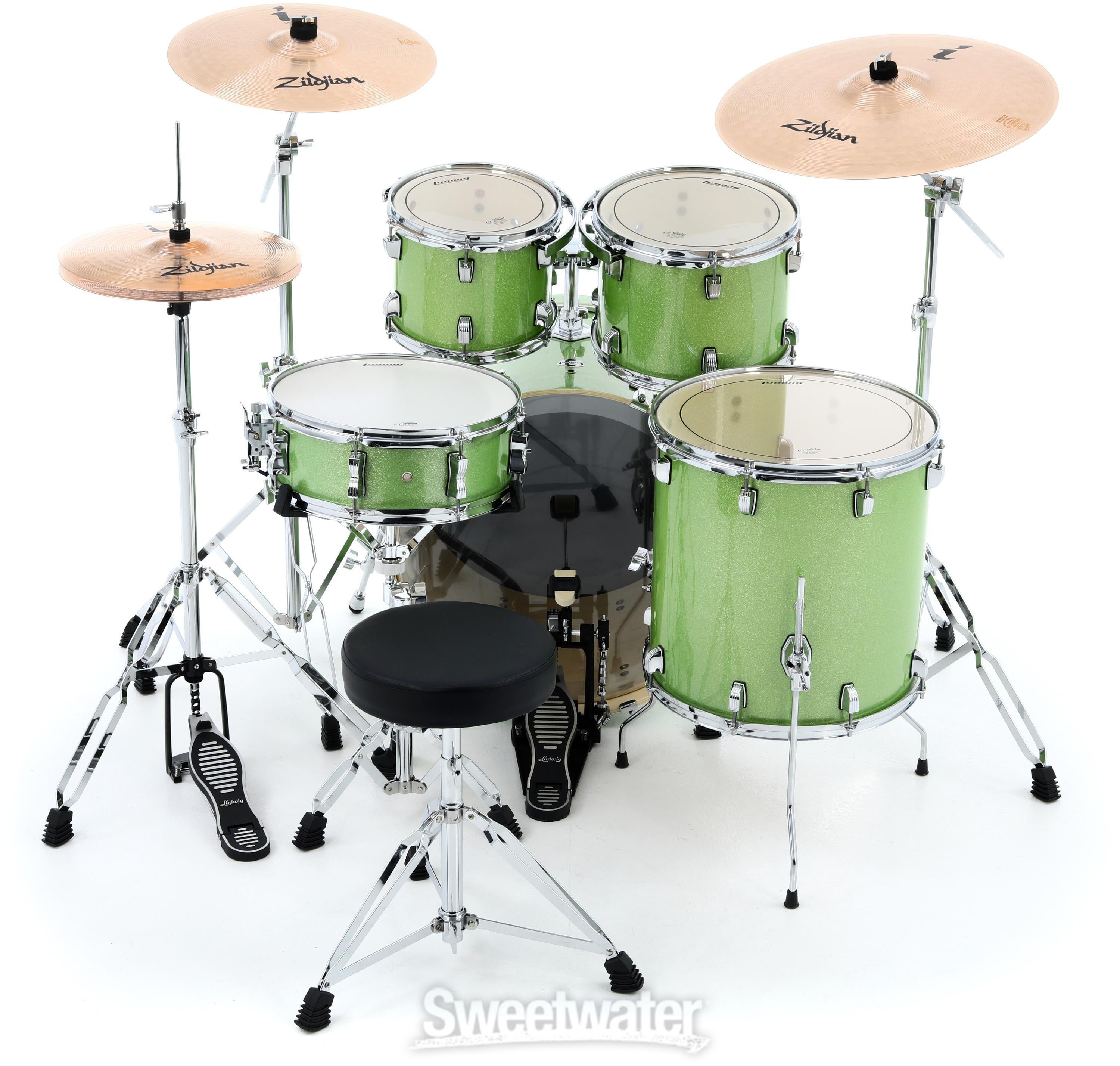 Set Drum 5 keping dengan Simbal ZildjianSet Drum 5 keping dengan Simbal Zildjian  