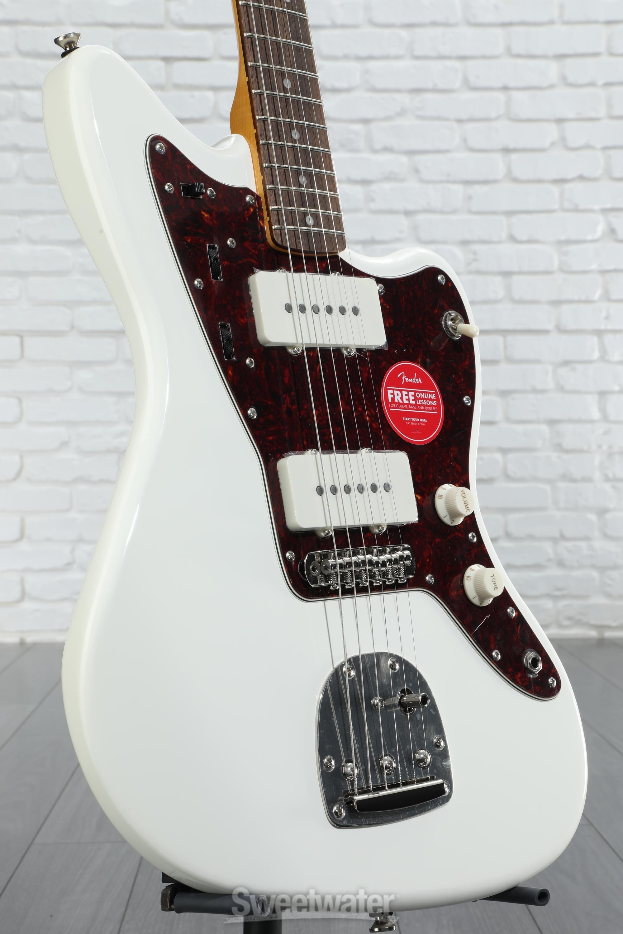 Squier Classic Vibe '60s Jazzmaster - Olympic White | Sweetwater Squier Classic Vibe '60s Jazzmaster - Olympic White | Sweetwater