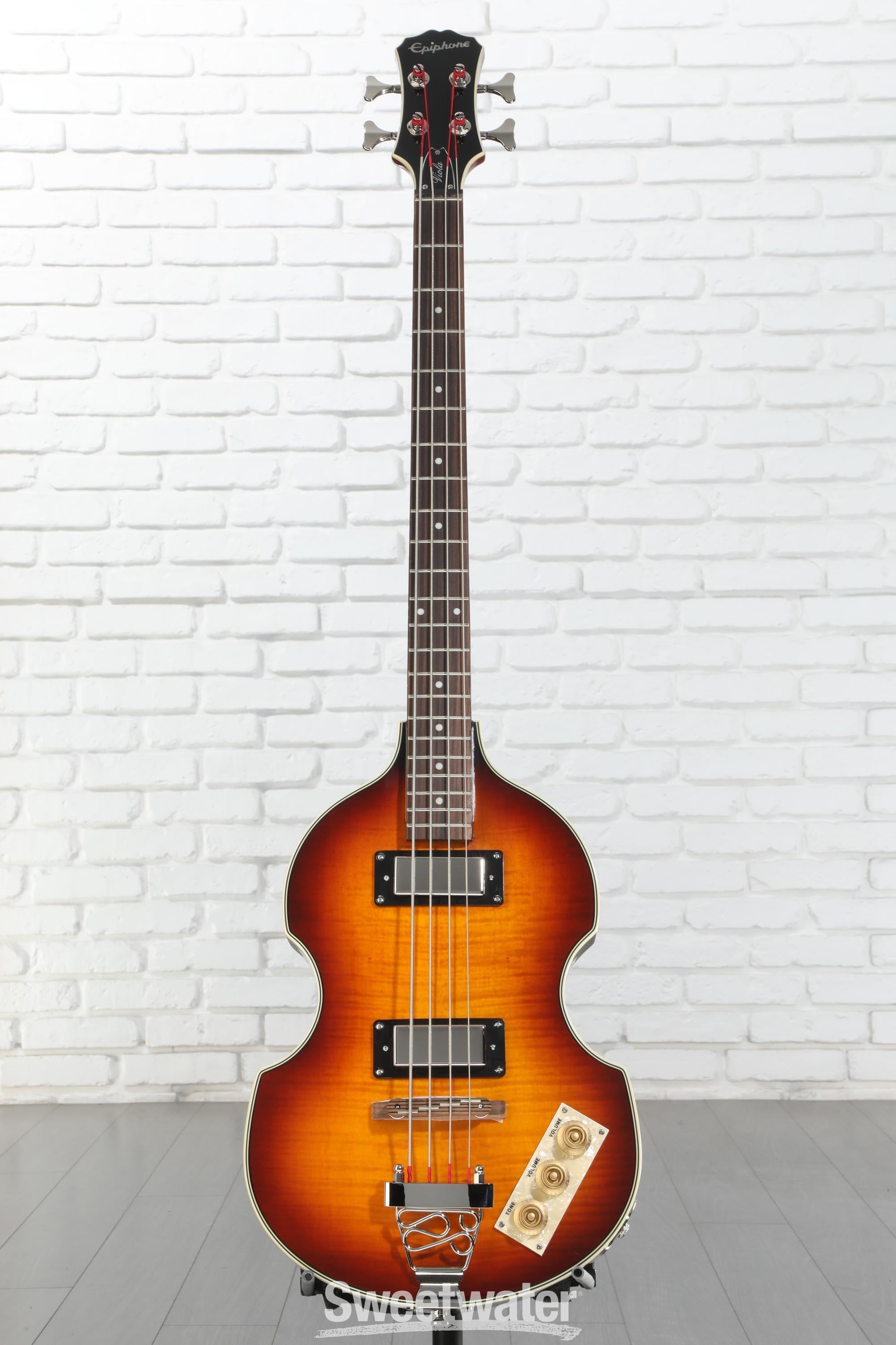 エピフォン ビオラベース Epiphone Viola Bass - Vintage Sunburst | Sweetwater