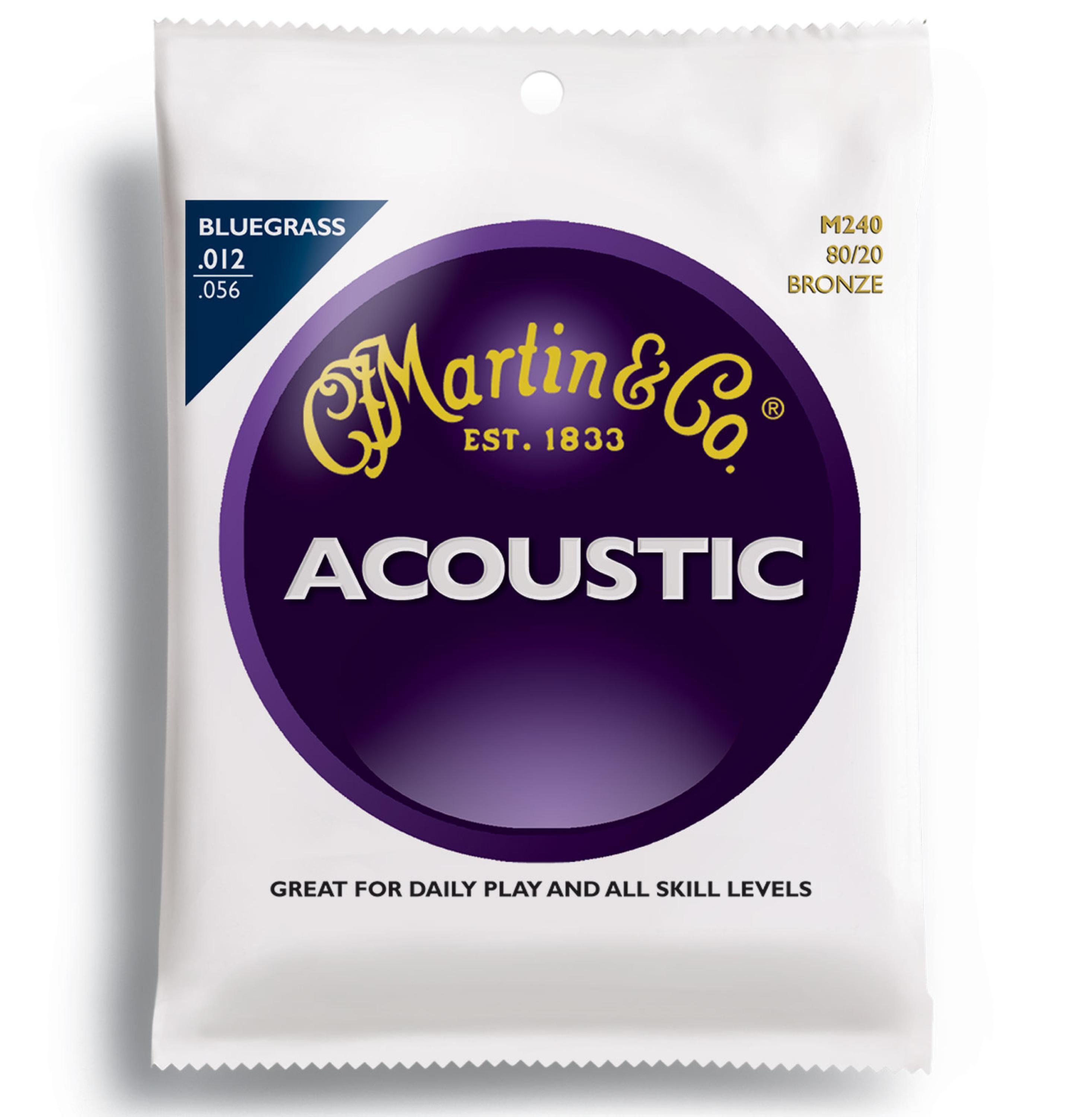 Martin M 240 Traditional 80 20 Bronze Bluegrass Acoustic Strings