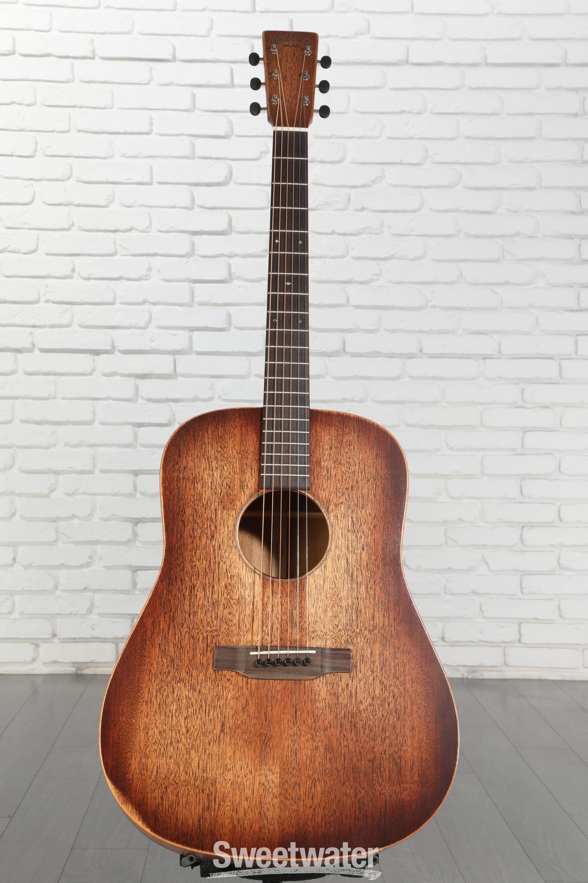 Martin D-15M StreetMaster Acoustic Guitar - Distressed Burst