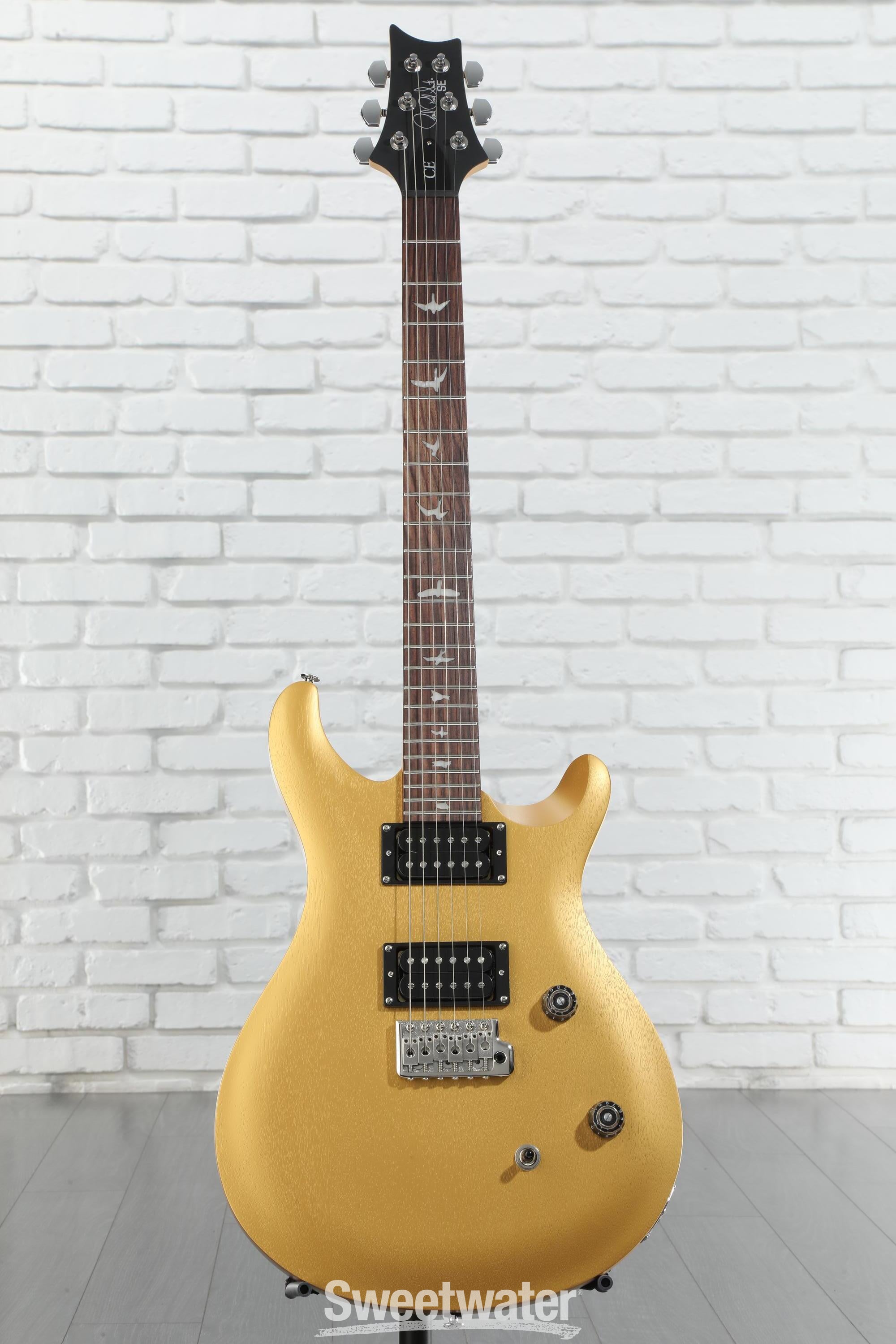 PRS SE CE 24 Standard Satin Electric Guitar - Metallic Gold