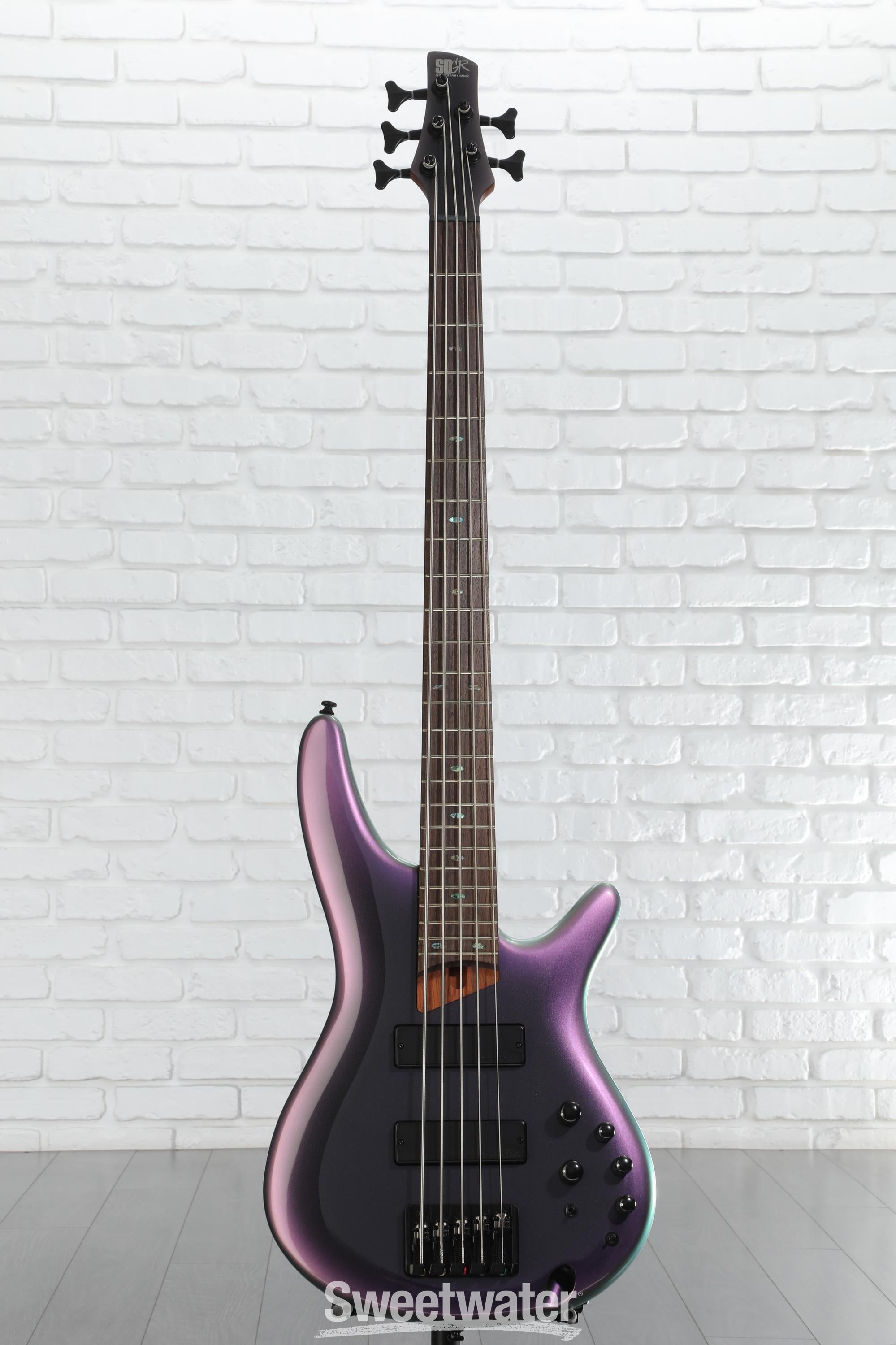 Ibanez SR505E Bass Guitar - Black Aurora Burst | Sweetwater