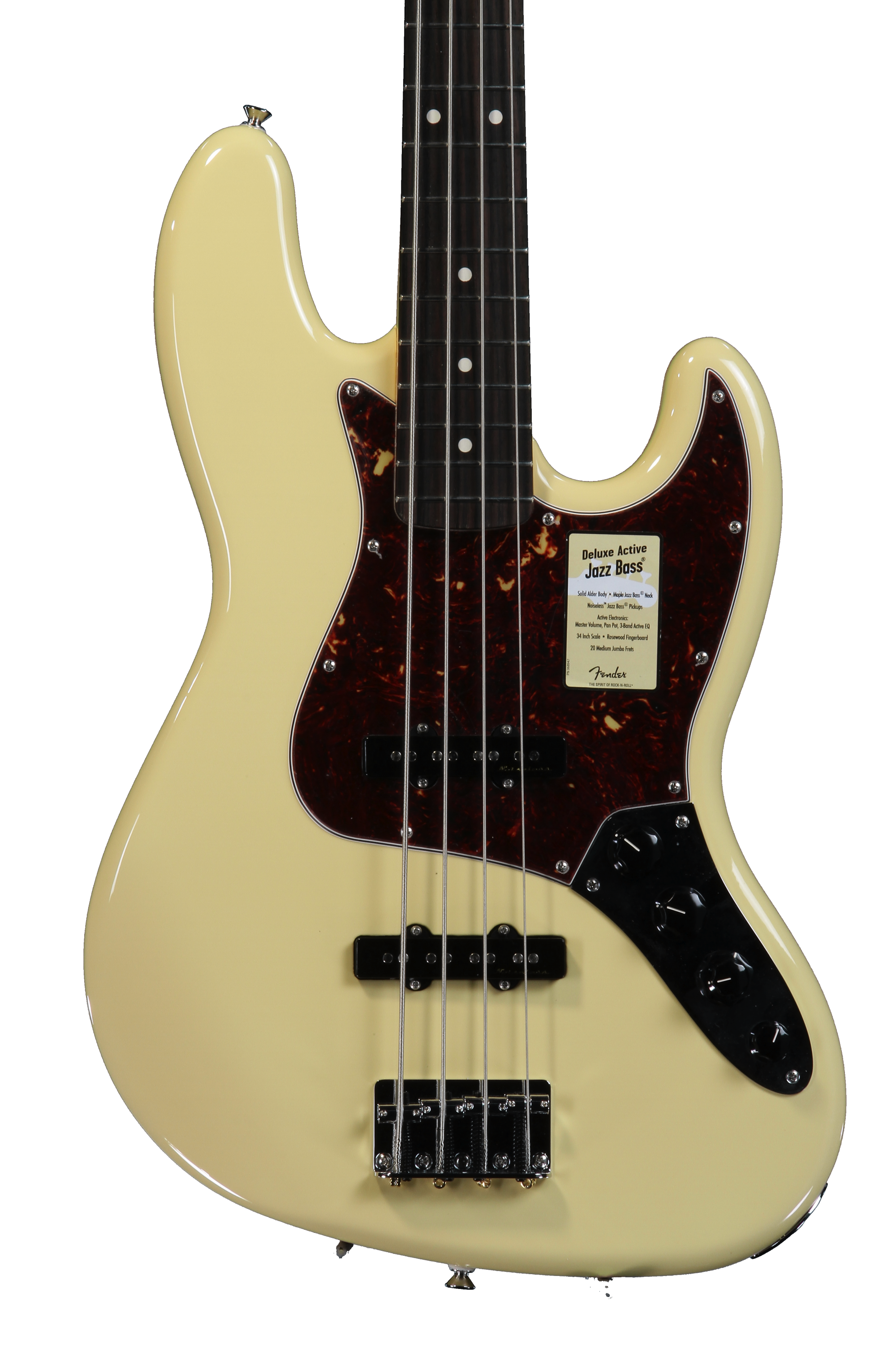 Fender - Deluxe Active Jazz Bass Guitar with gigbag | Mass