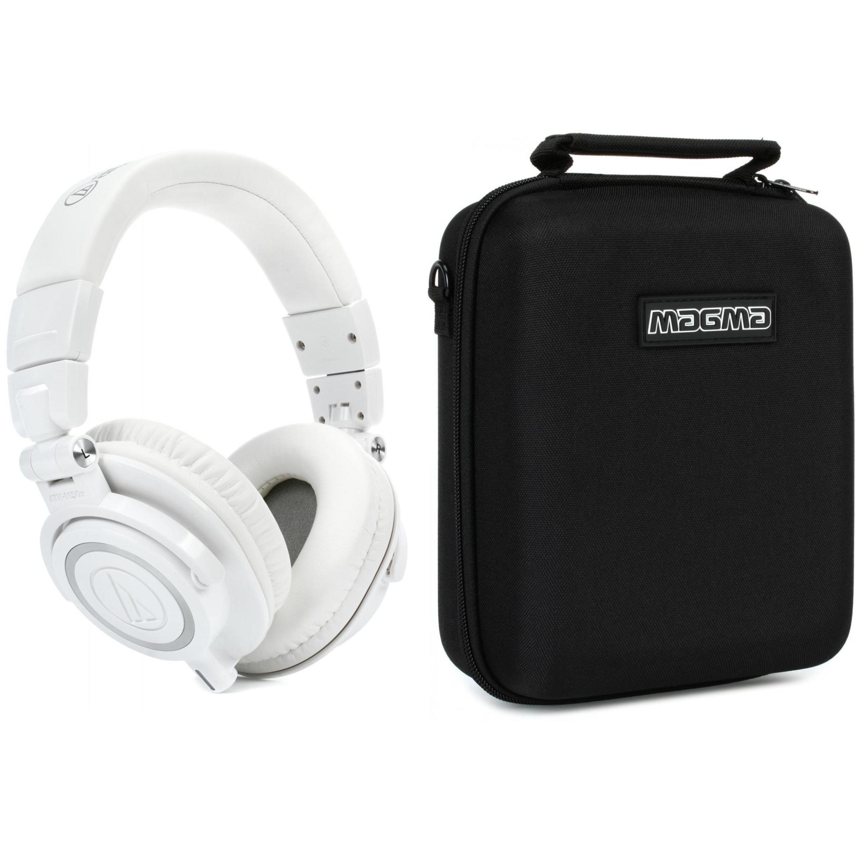 Audio-Technica ATH-M50xWH White Closed-back Studio Monitoring