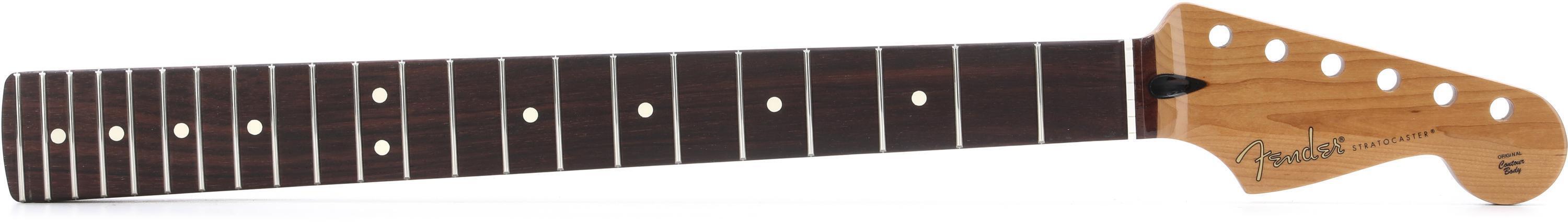 Photo of Fender Satin Roasted Maple Stratocaster Replacement Neck - Rosewood Fingerboard