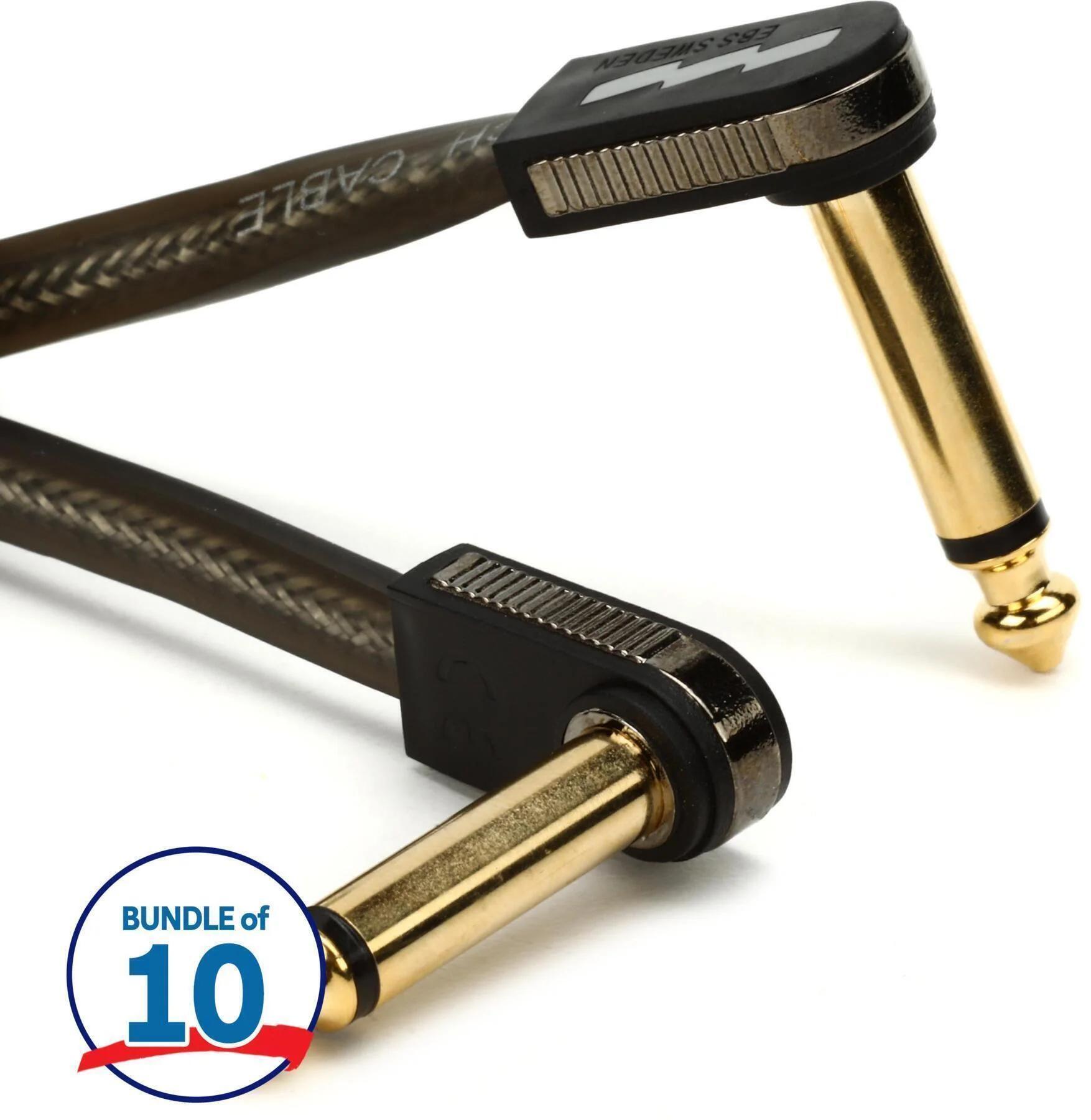 EBS HP-10 High Performance Flat Patch Cable - 3.94 inches | Sweetwater