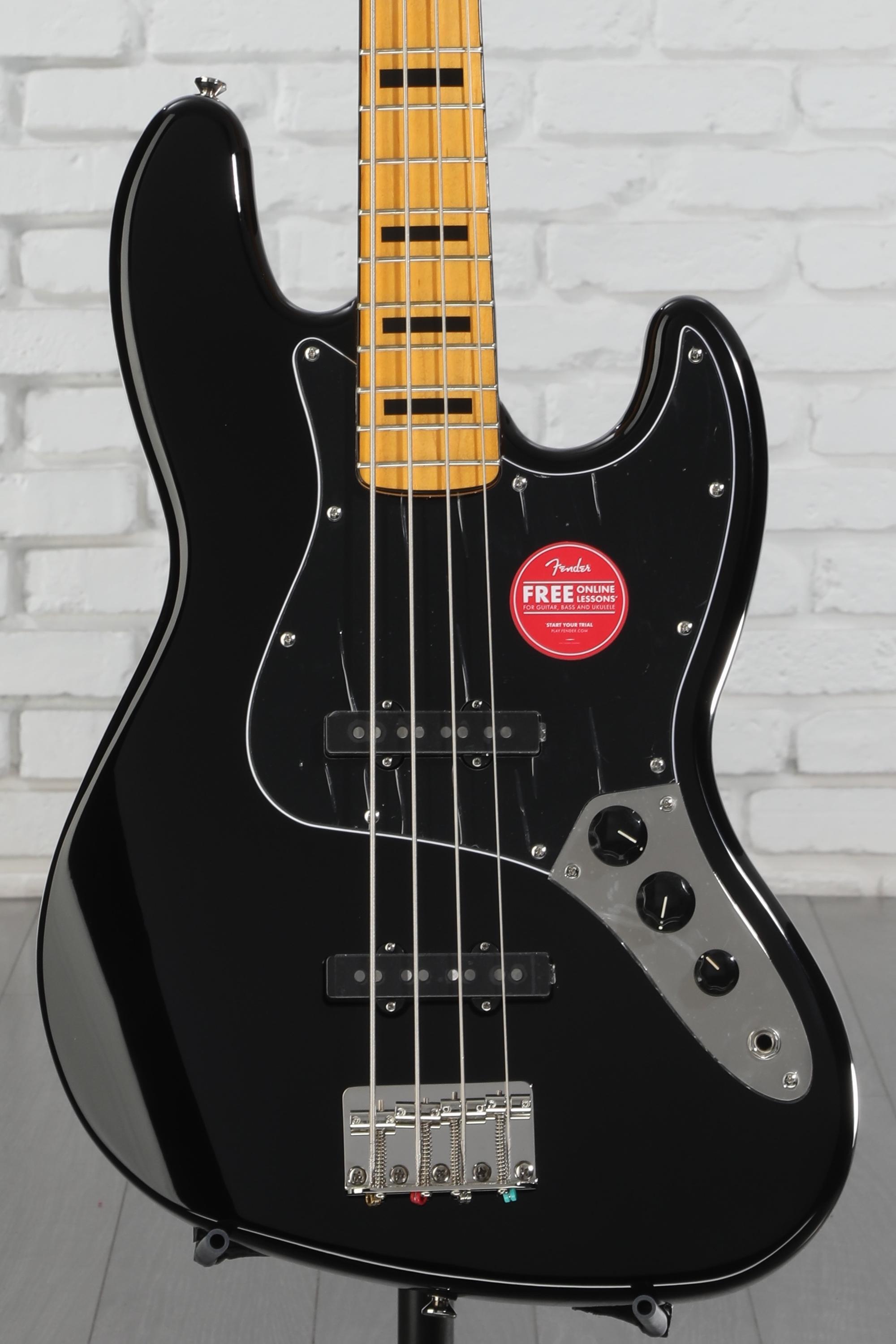 Squier Classic Vibe '70s Jazz Bass - Black | Sweetwater