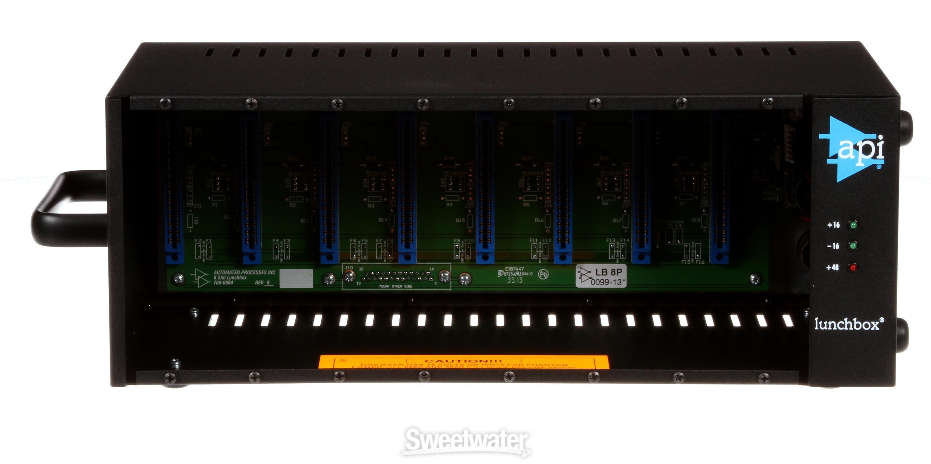 API 512C マイクプリアンプ 500シリーズ モジュール lunchbox API 512c 500 Series Microphone Preamp | Sweetwater