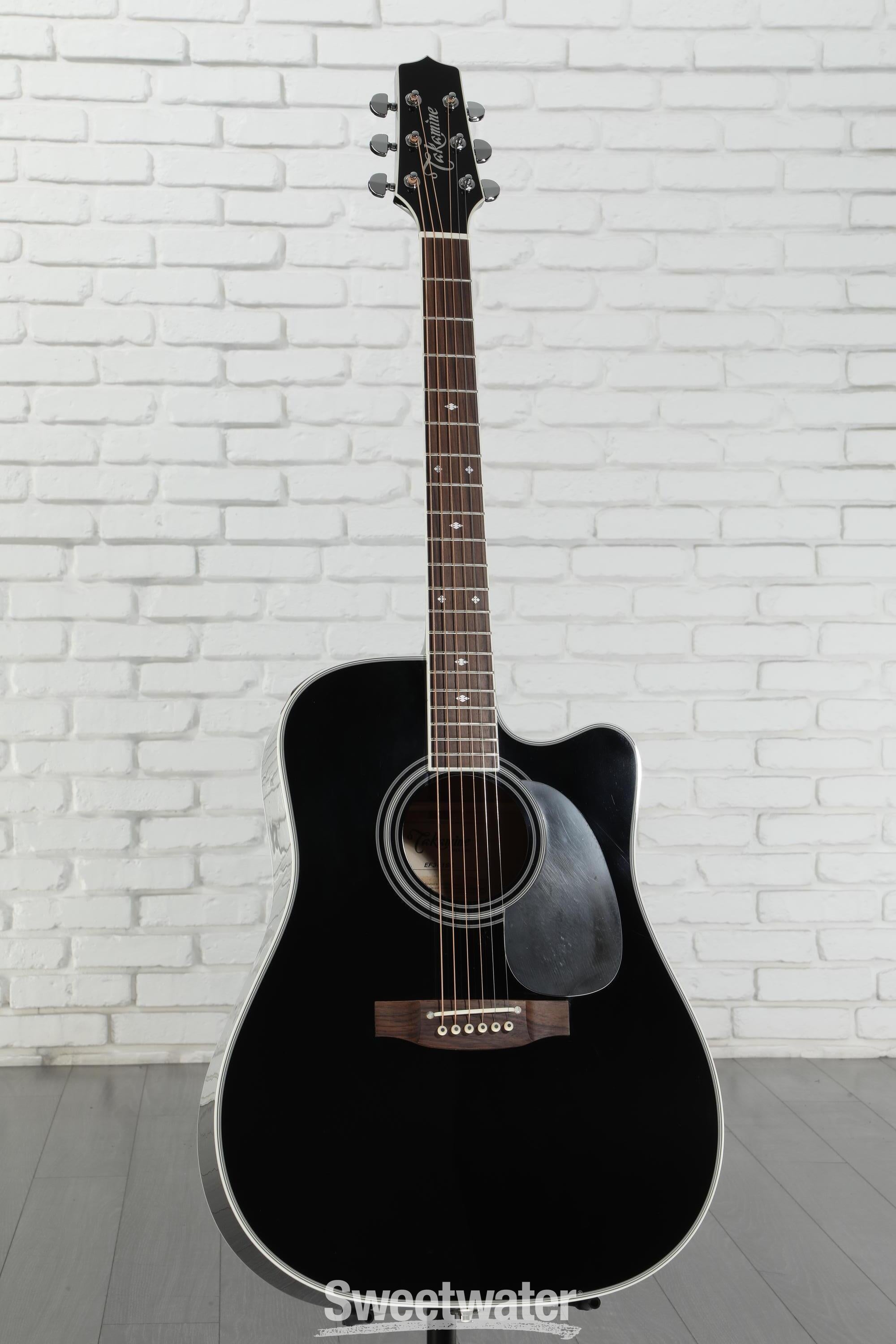 Takamine Legacy JEF341SC Acoustic-electric Guitar - Black | Sweetwater