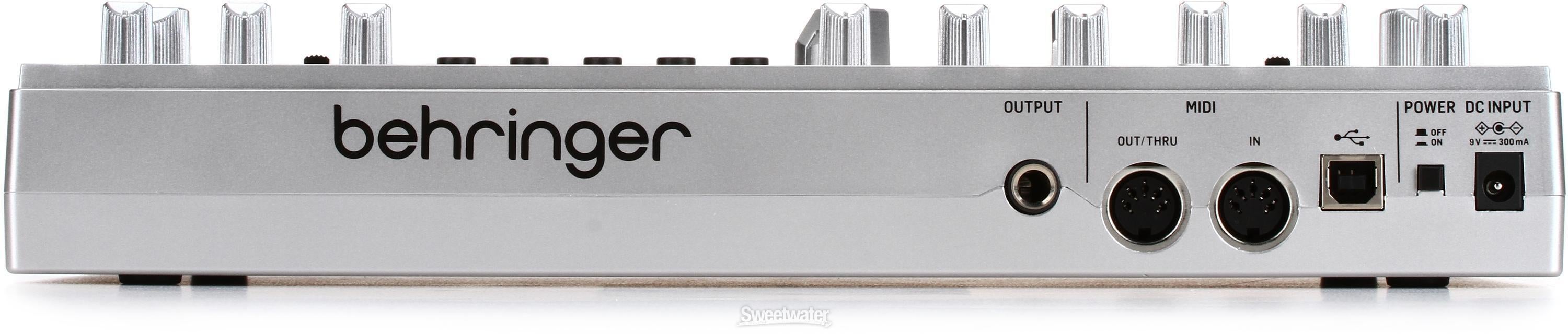 Behringer TD-3-SR Analog Bass Line Synthesizer - Silver